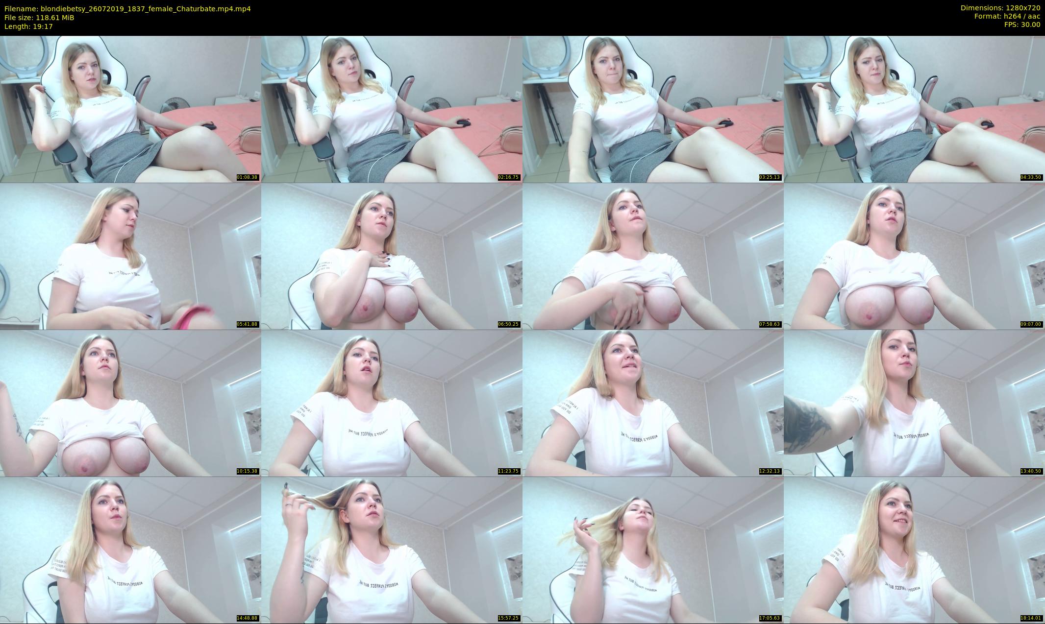 blondiebetsy — 20 minute Chaturbate female cam show recording, 720p, Jul 26, 2019
