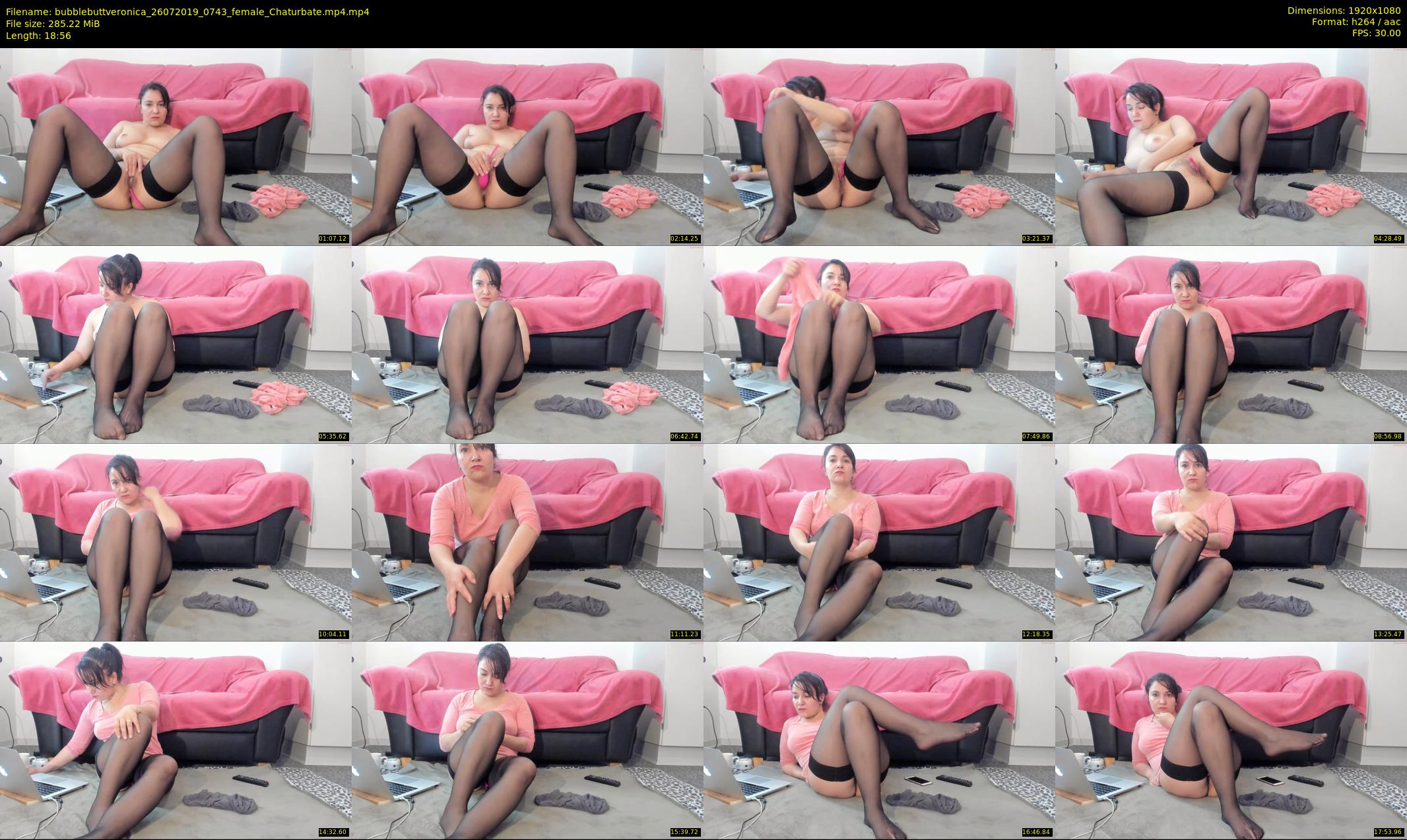 bubblebuttveronica — 19 minute Chaturbate female cam show recording, 1080p, Jul 26, 2019