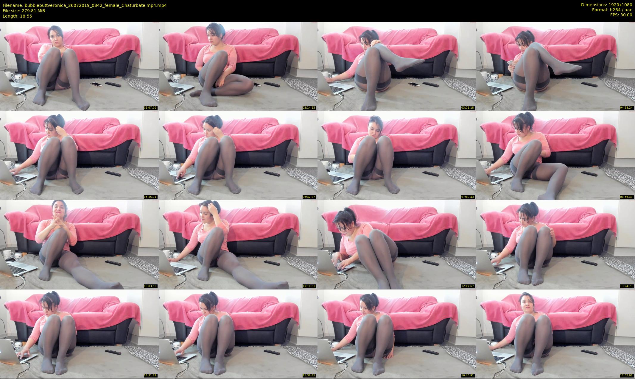 bubblebuttveronica — 19 minute Chaturbate female cam show recording, 1080p, Jul 26, 2019