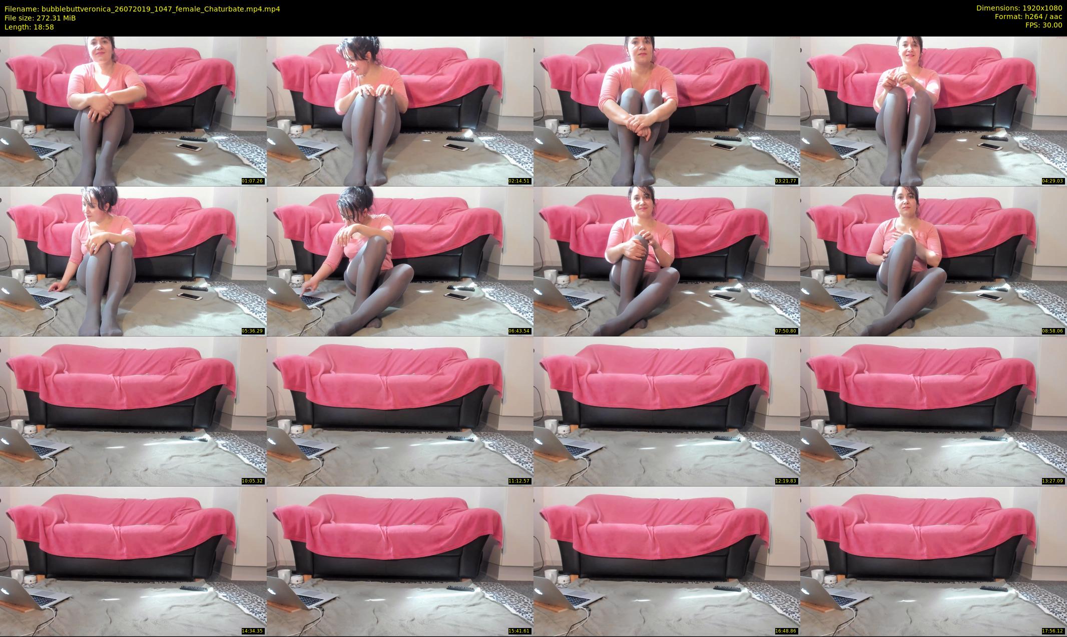 bubblebuttveronica — 19 minute Chaturbate female cam show recording, 1080p, Jul 26, 2019