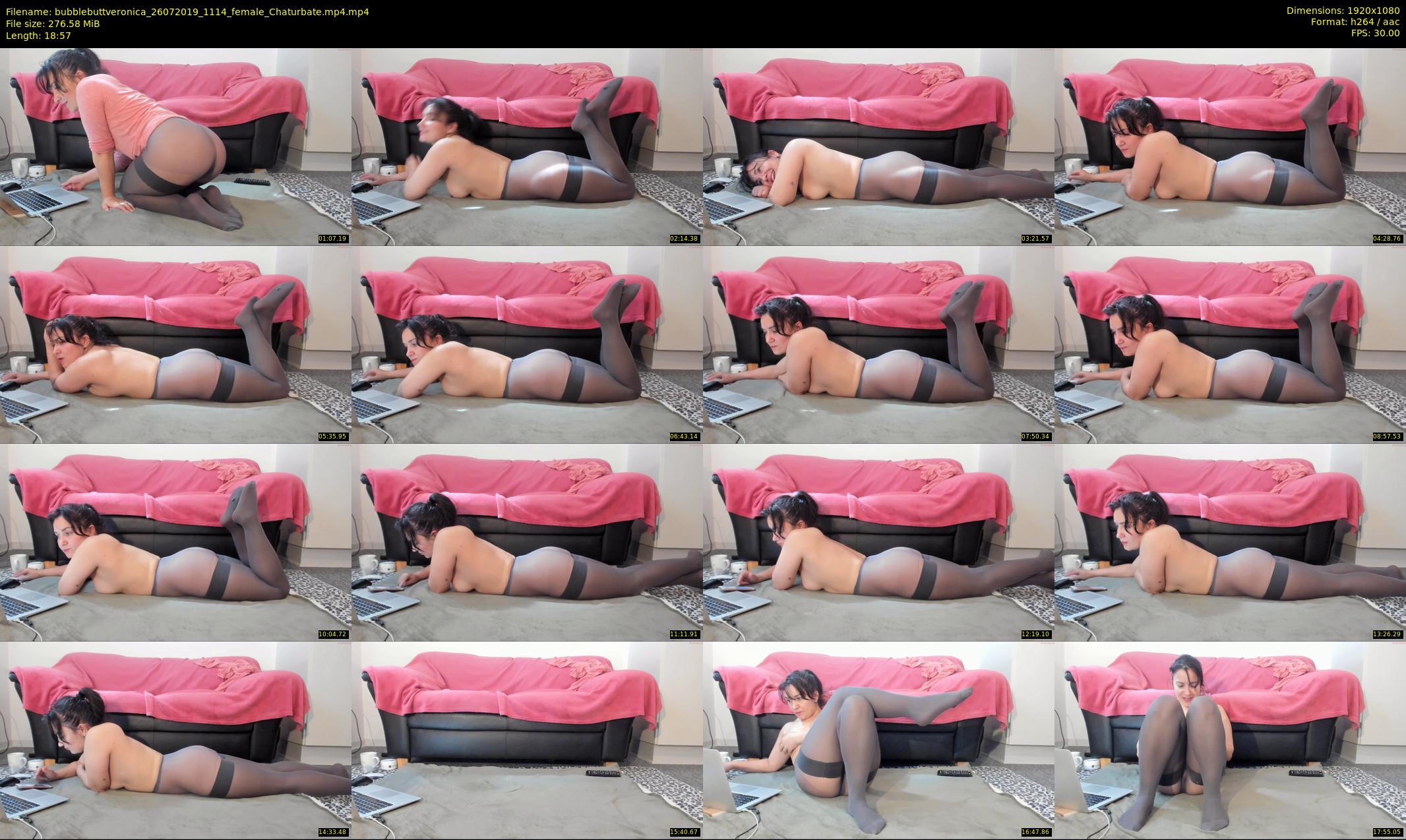 bubblebuttveronica — 19 minute Chaturbate female cam show recording, 1080p, Jul 26, 2019