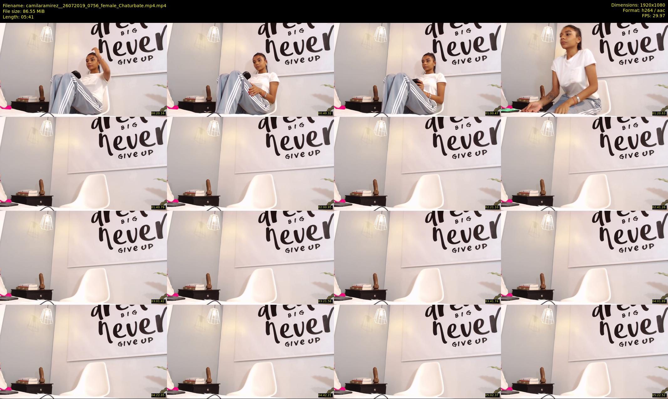 camilaramirez_ — 6 minute Chaturbate female cam show recording, 1080p, Jul 26, 2019