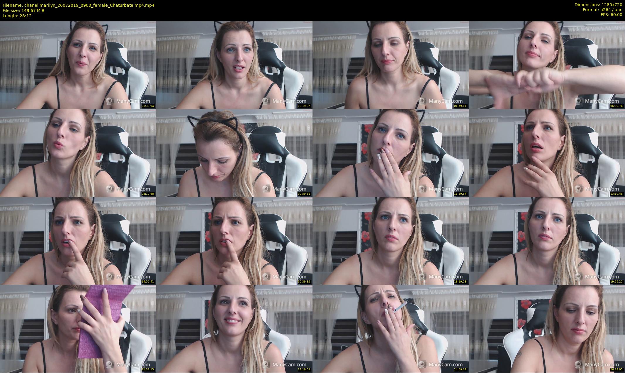 chanellmarilyn — 29 minute Chaturbate female cam show recording, 720p, Jul 26, 2019