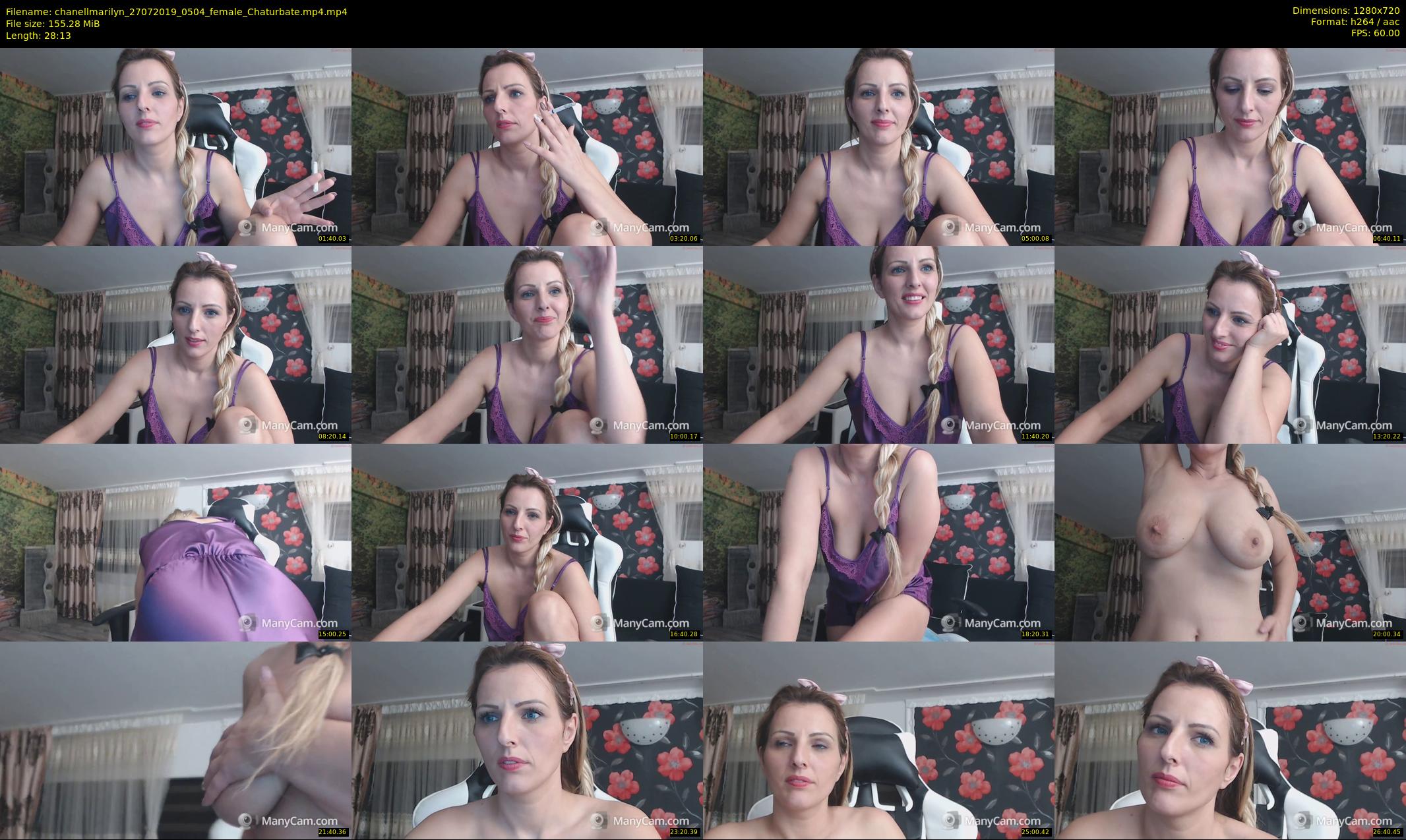 chanellmarilyn — 29 minute Chaturbate female cam show recording, 720p, Jul 27, 2019