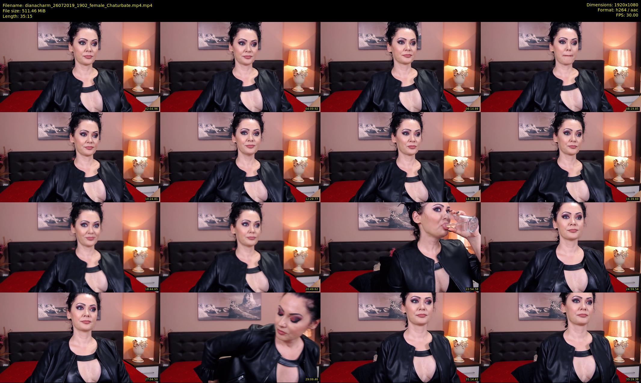 dianacharm — 36 minute Chaturbate female cam show recording, 1080p, Jul 26, 2019