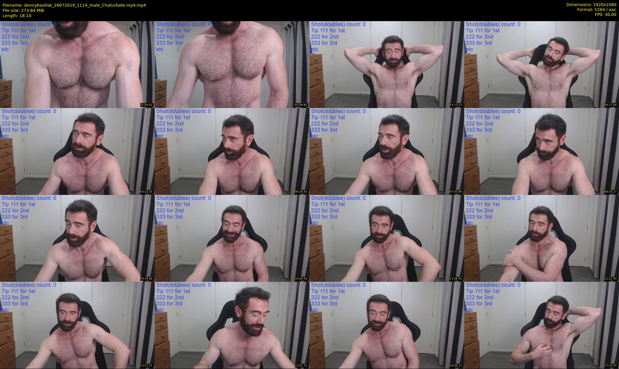 donnybasilisk — 19 minute Chaturbate male cam show recording, 1080p, Jul 26, 2019