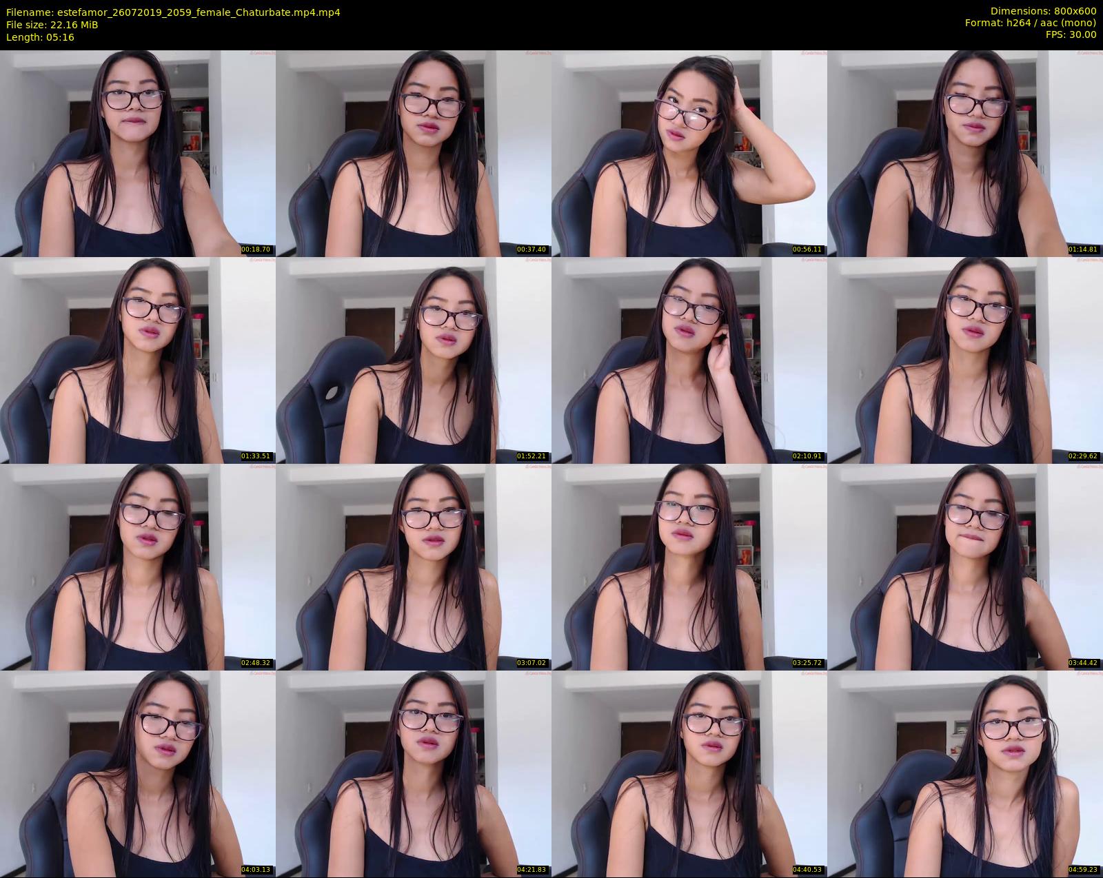 estefamor — 6 minute Chaturbate female cam show recording, 480p, Jul 26, 2019