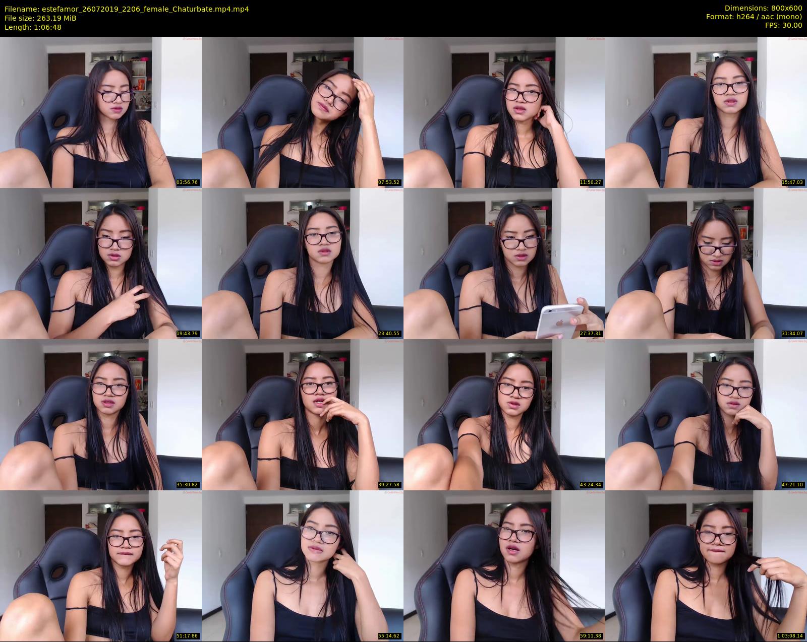 estefamor — 67 minute Chaturbate female cam show recording, 480p, Jul 26, 2019