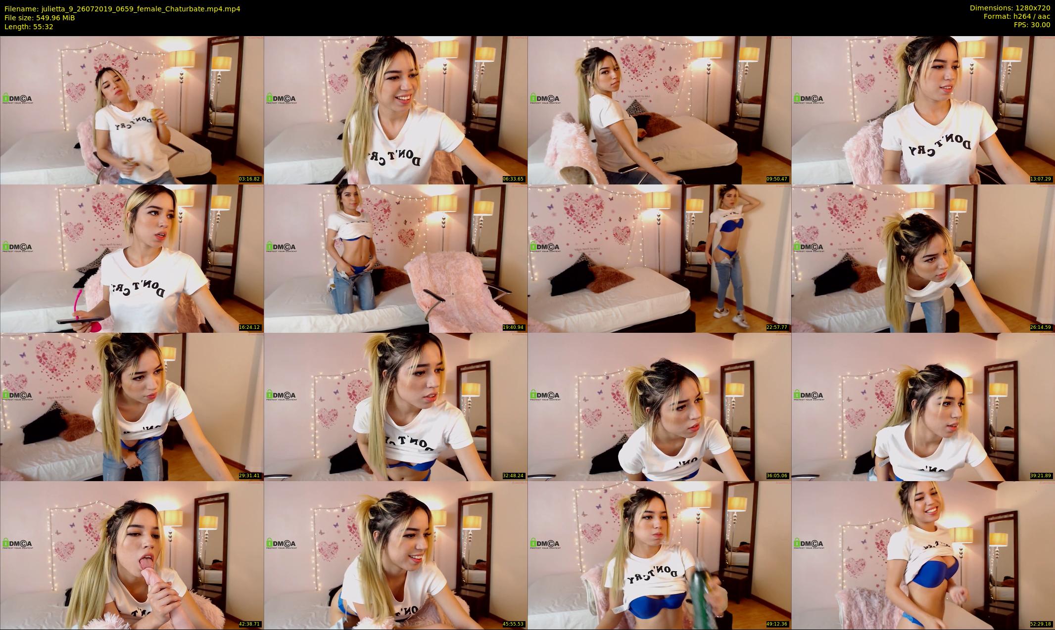 julietta_9 — 56 minute Chaturbate female cam show recording, 720p, Jul 26, 2019