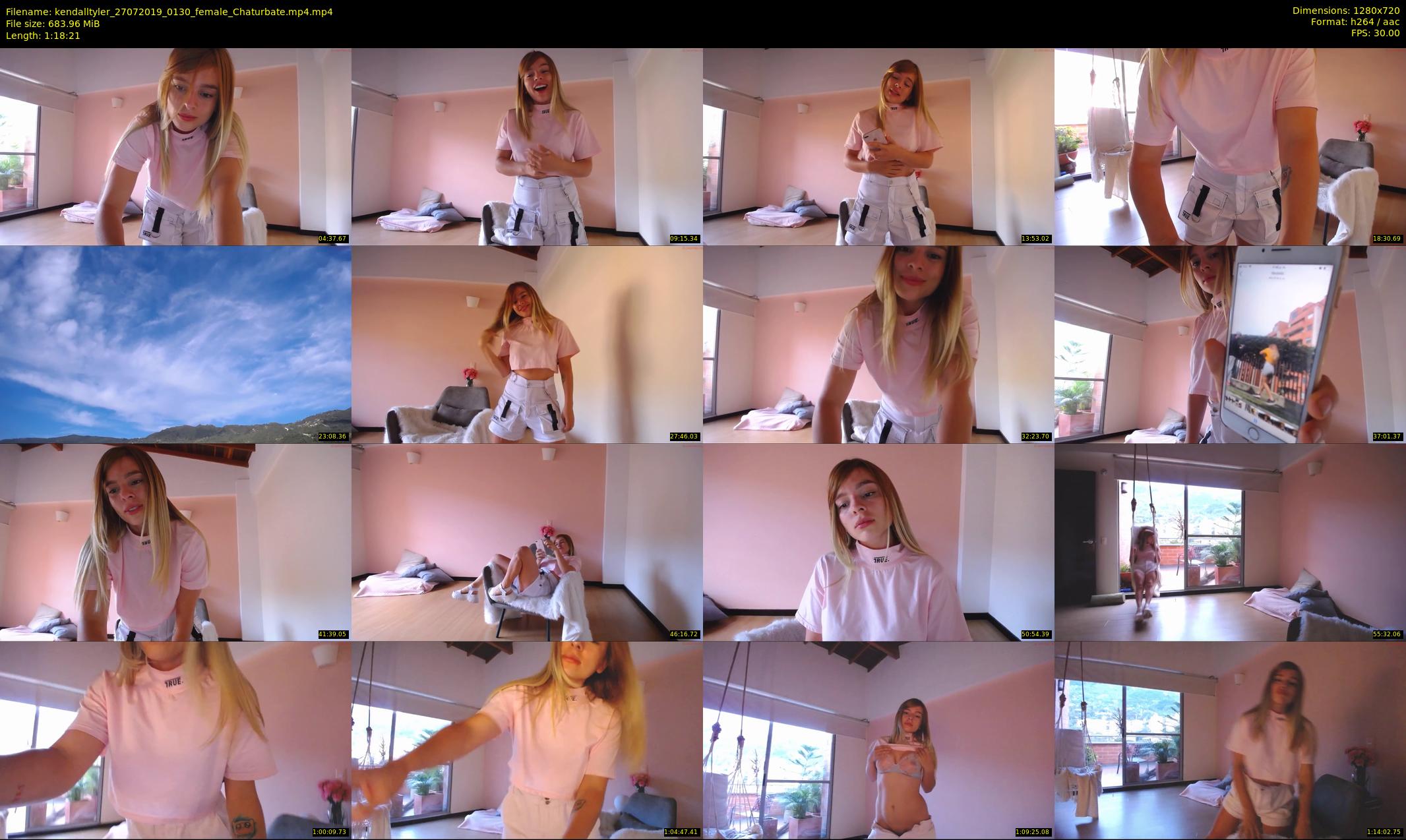 kendalltyler — 79 minute Chaturbate female cam show recording, 720p, Jul 27, 2019