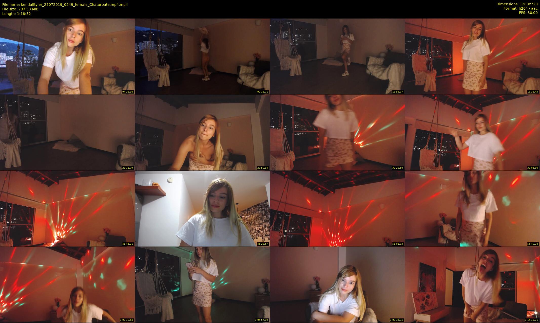 kendalltyler — 79 minute Chaturbate female cam show recording, 720p, Jul 27, 2019