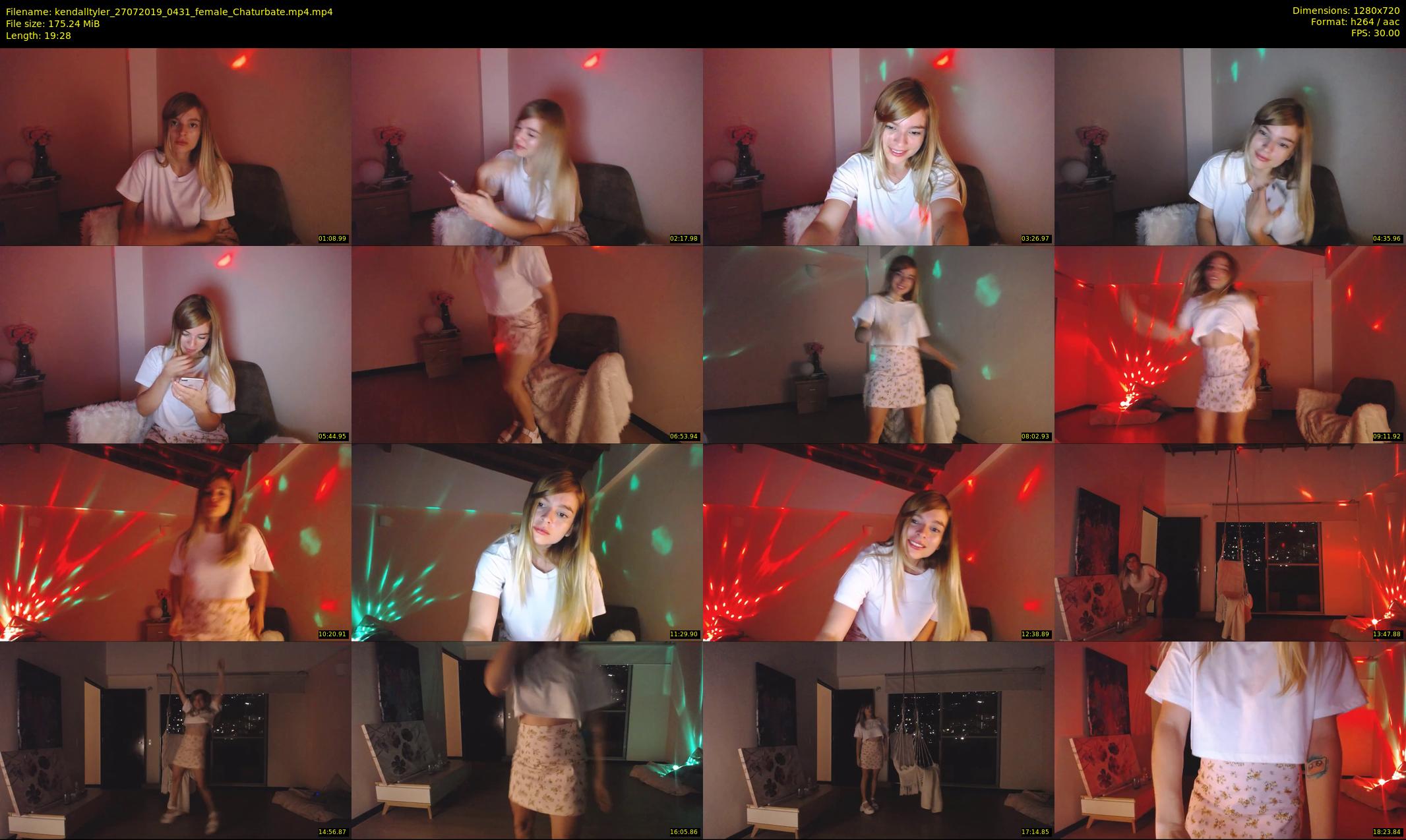 kendalltyler — 20 minute Chaturbate female cam show recording, 720p, Jul 27, 2019