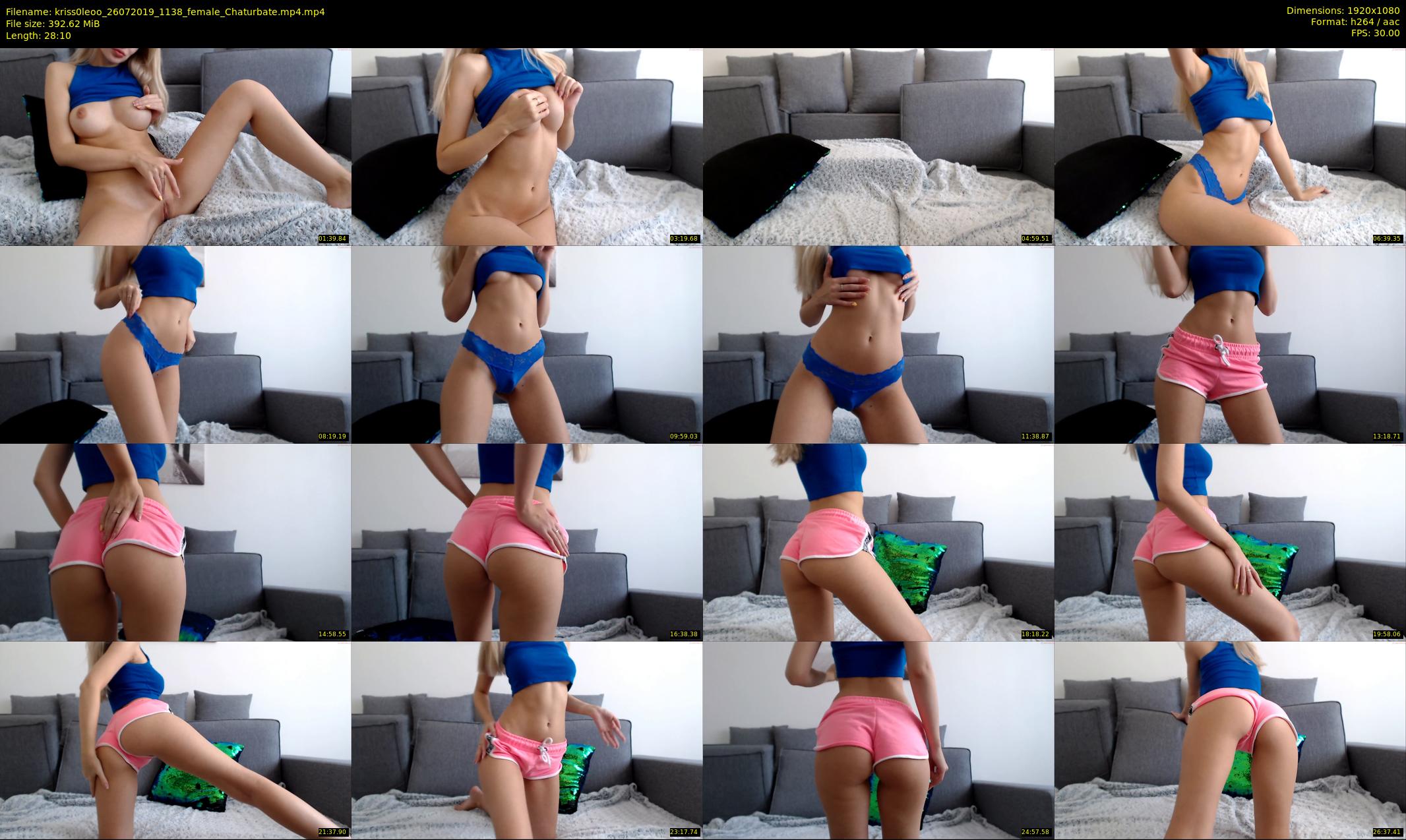 kriss0leoo — 29 minute Chaturbate couple cam show recording, 1080p, Jul 26, 2019