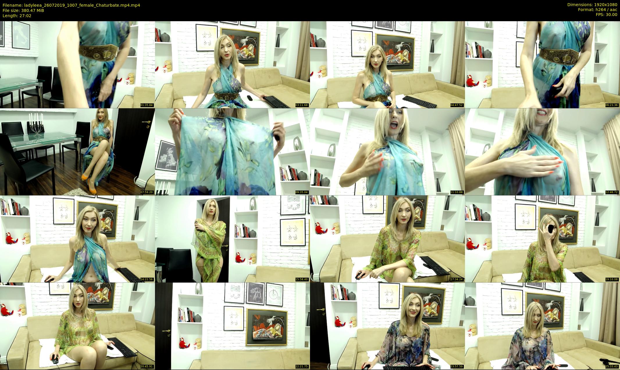 ladyleea — 28 minute Chaturbate female cam show recording, 1080p, Jul 26, 2019