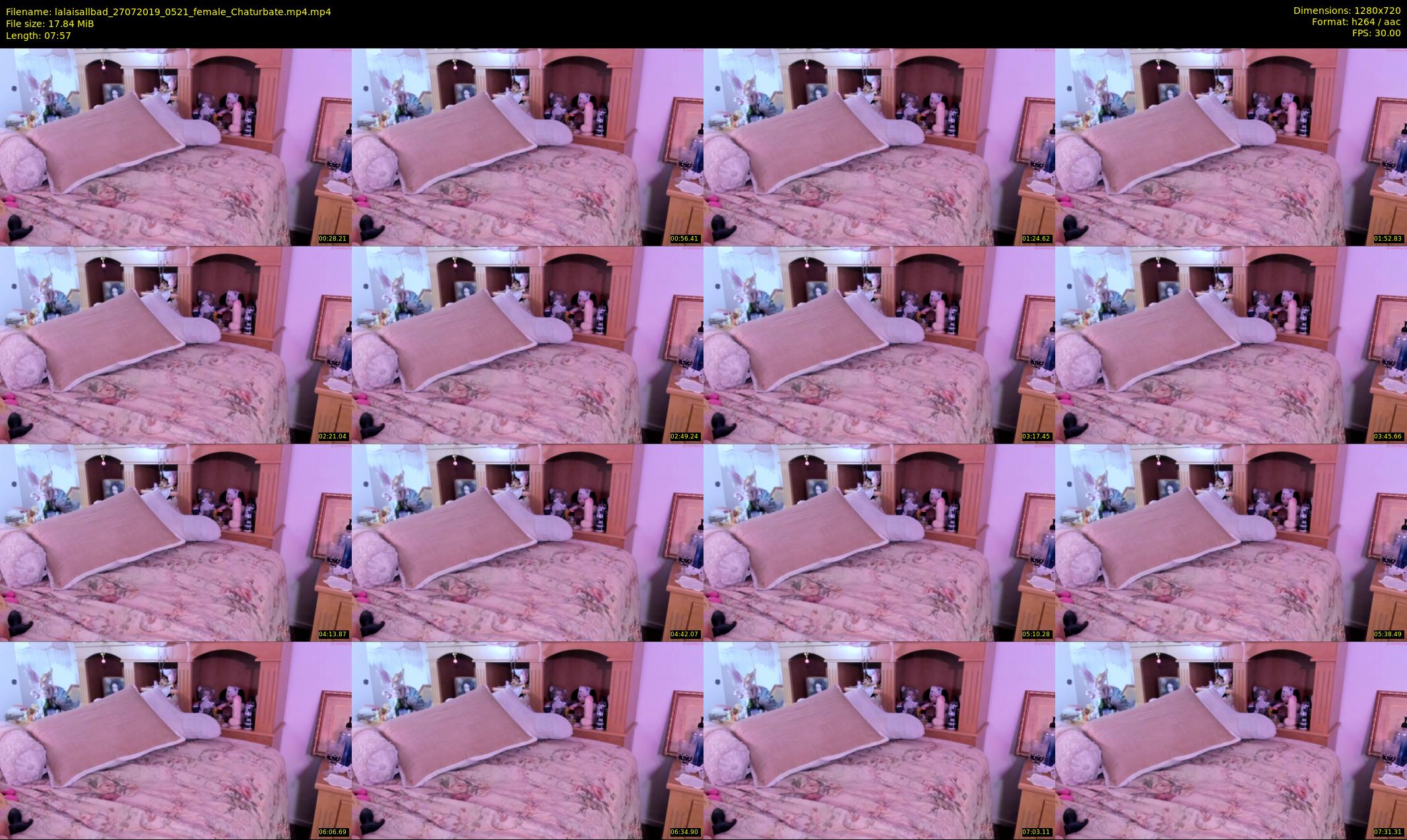 lalaisallbad — 8 minute Chaturbate female cam show recording, 720p, Jul 27, 2019