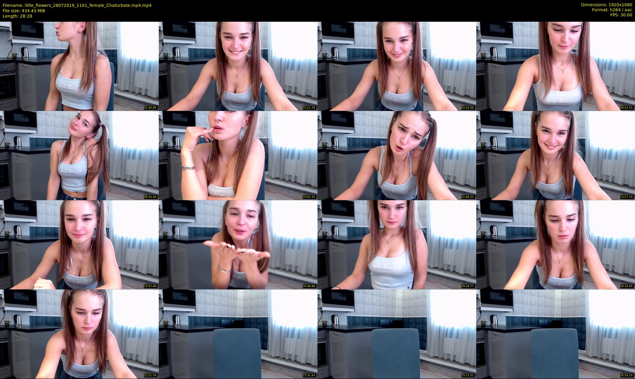 litlle_flowers — 29 minute Chaturbate female cam show recording, 1080p, Jul 26, 2019
