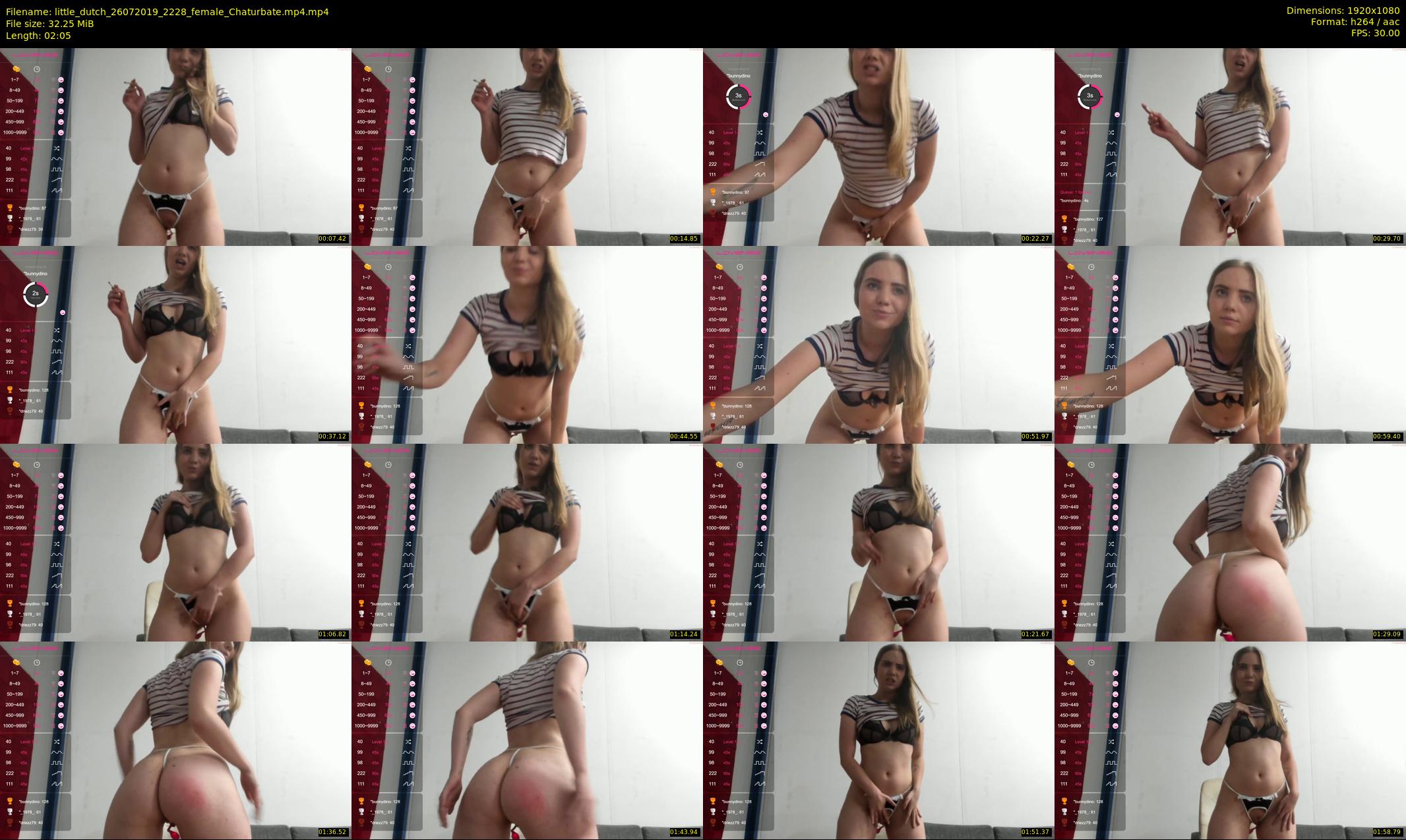 little_dutch — 3 minute Chaturbate female cam show recording, 1080p, Jul 26, 2019