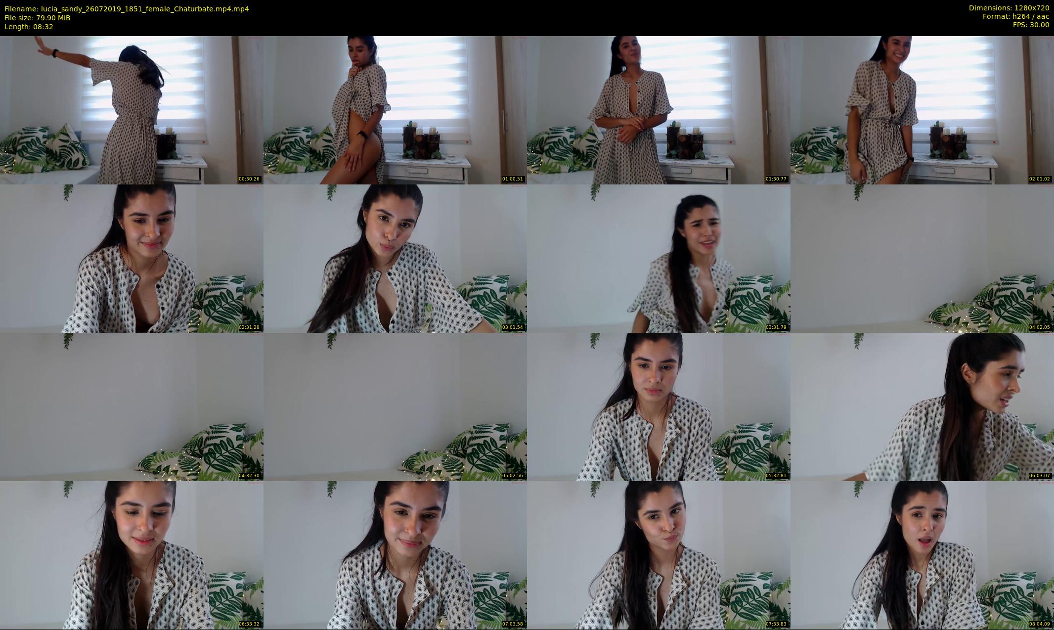 lucia_sandy — 9 minute Chaturbate female cam show recording, 720p, Jul 26, 2019
