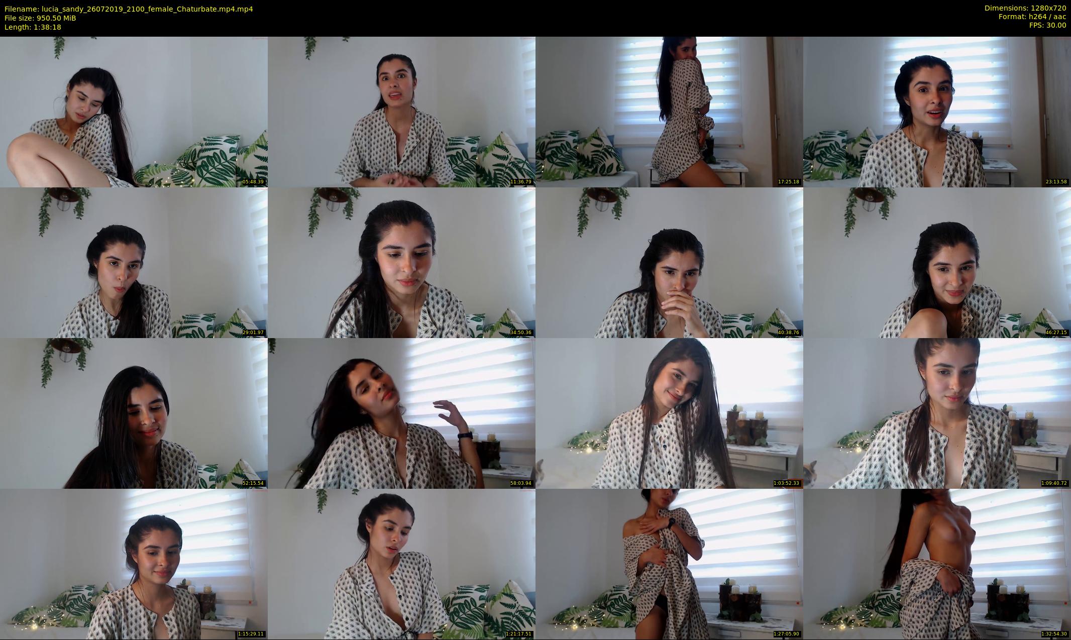 lucia_sandy — 99 minute Chaturbate female cam show recording, 720p, Jul 26, 2019