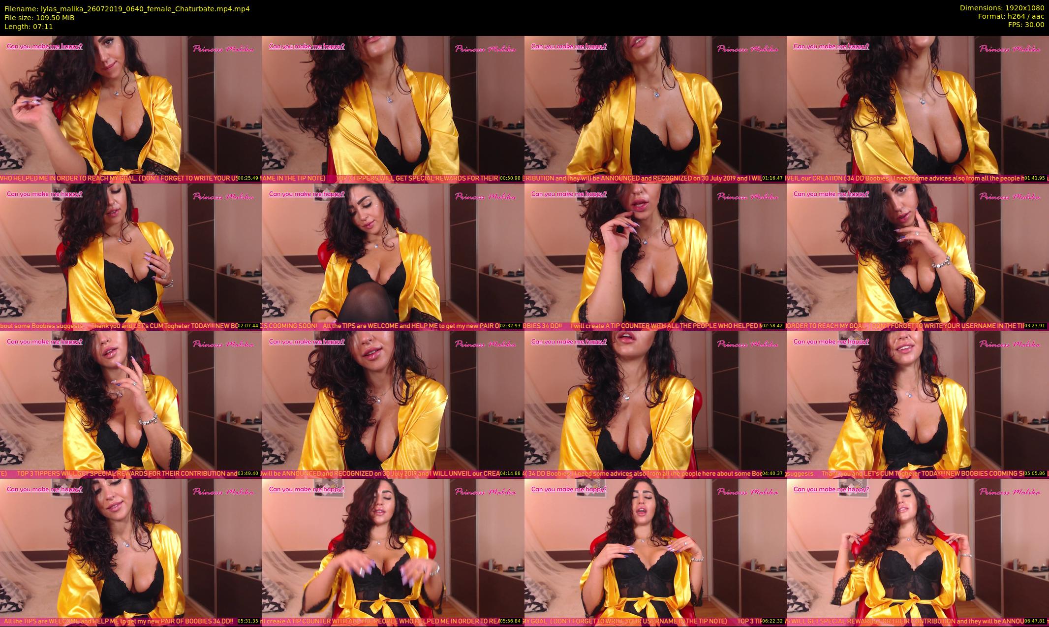 lylas_malika — 8 minute Chaturbate female cam show recording, 1080p, Jul 26, 2019
