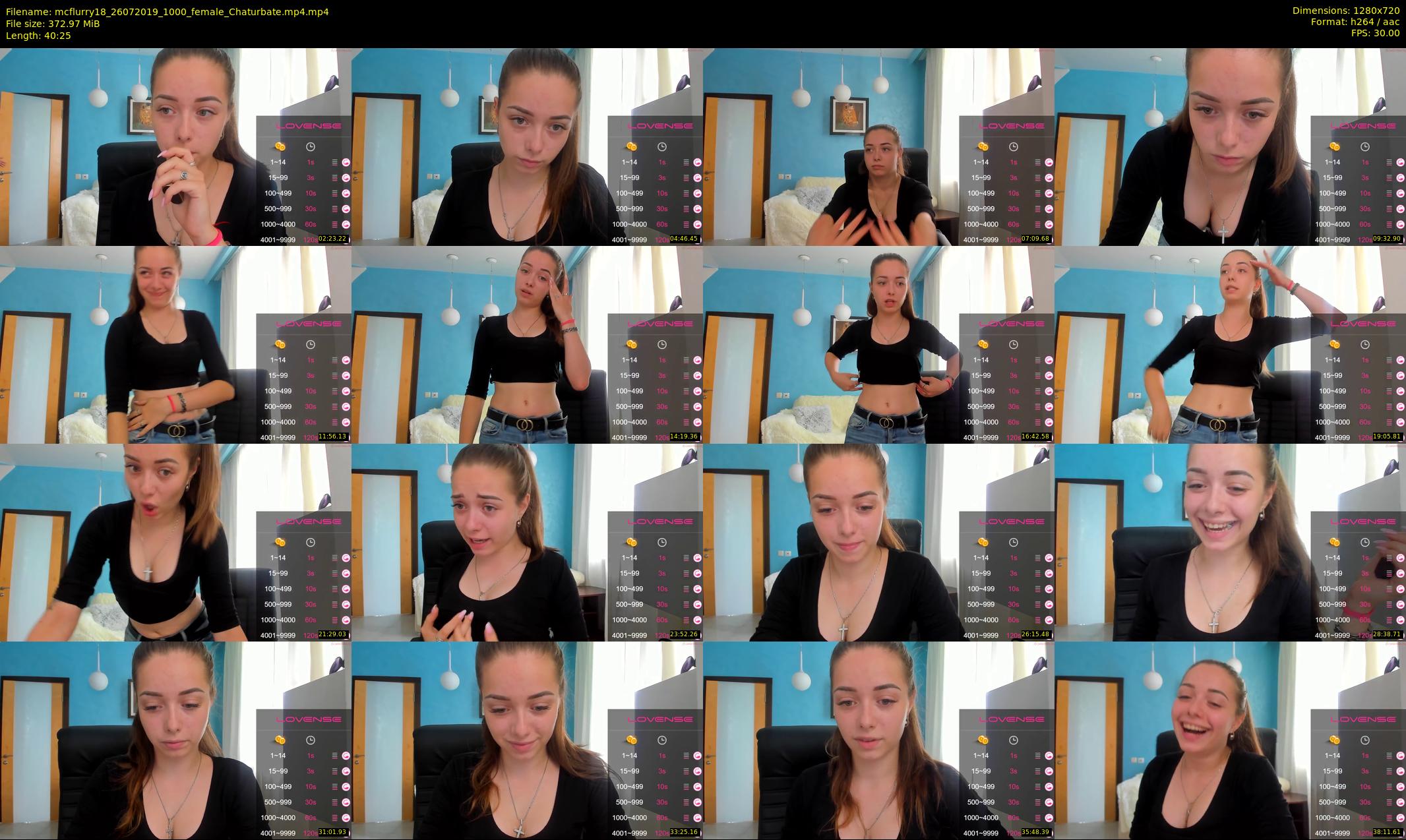 mcflurry18 — 41 minute Chaturbate female cam show recording, 720p, Jul 26, 2019