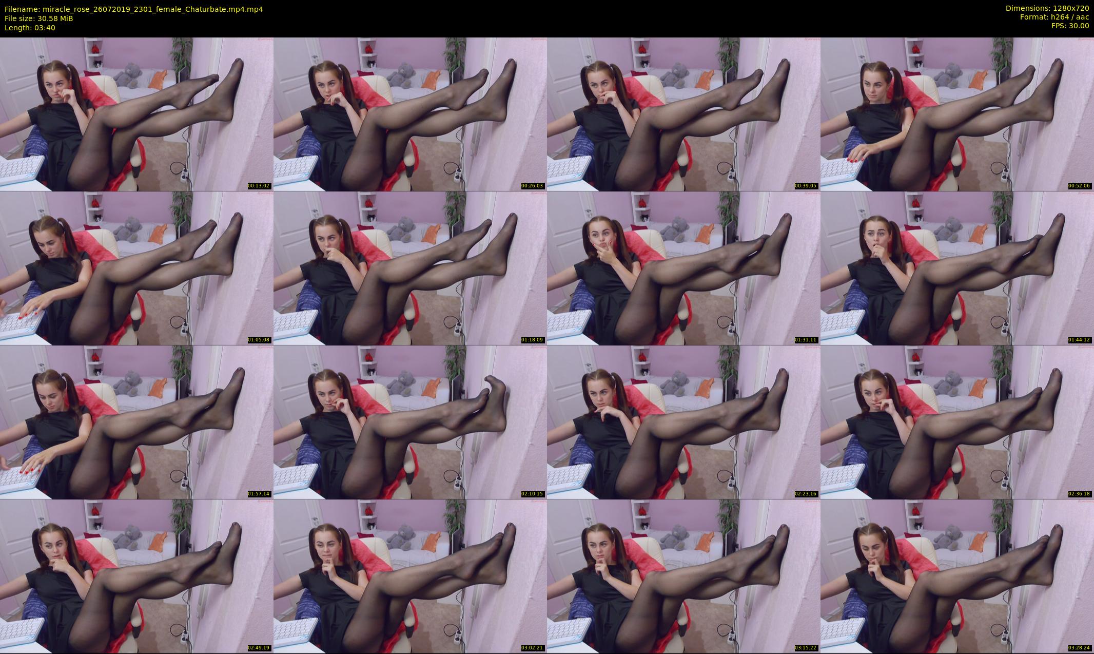 miracle_rose — 4 minute Chaturbate female cam show recording, 720p, Jul 26, 2019