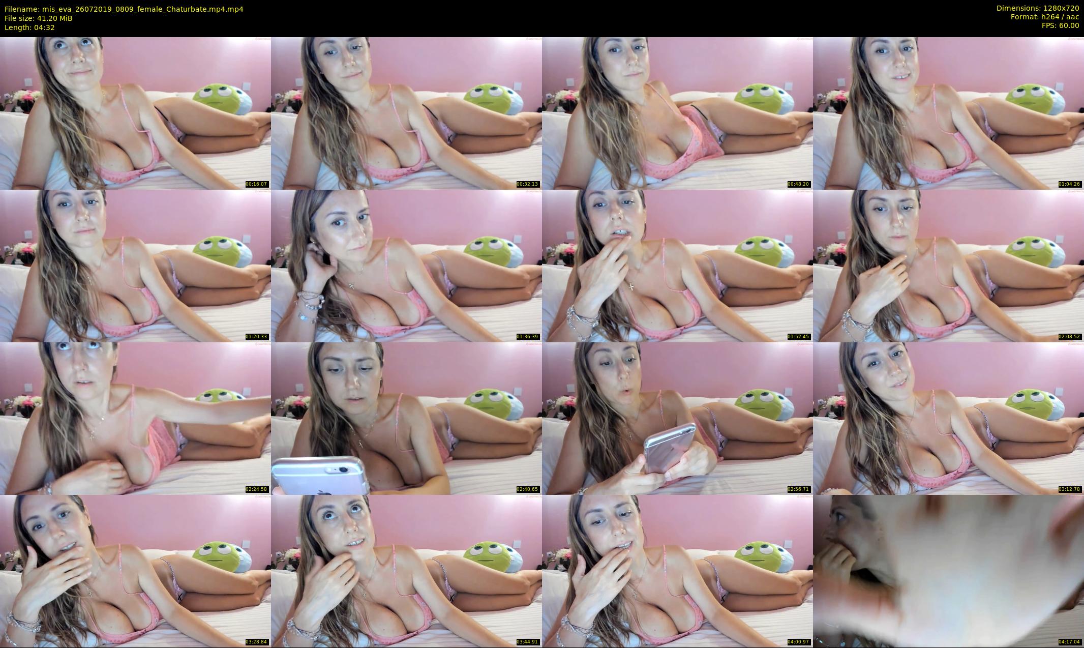 mis_eva — 5 minute Chaturbate female cam show recording, 720p, Jul 26, 2019