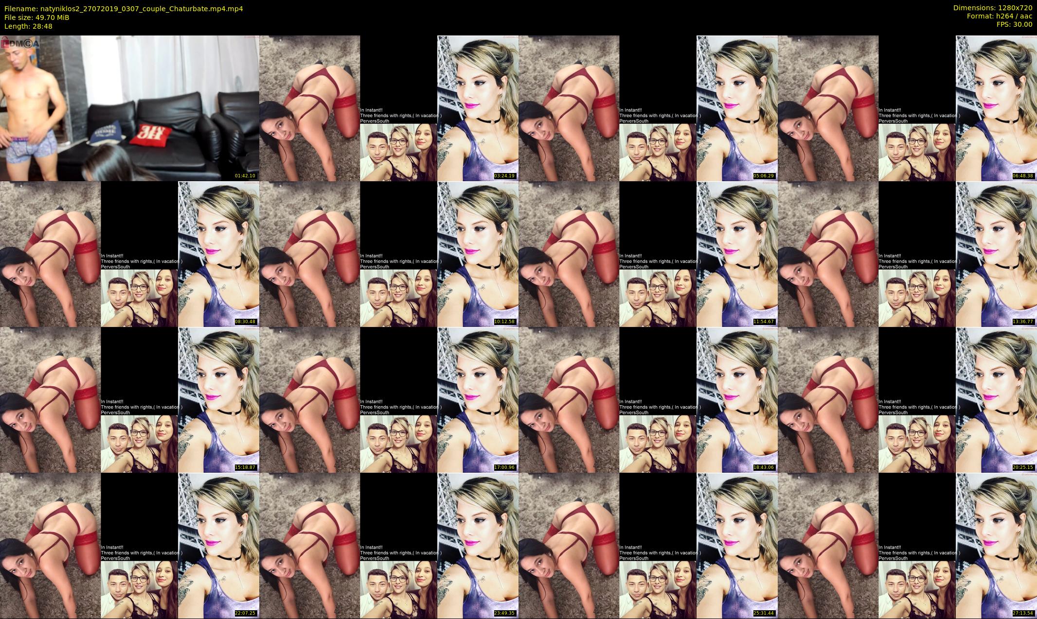 natyniklos2 — 29 minute Chaturbate couple cam show recording, 720p, Jul 27, 2019