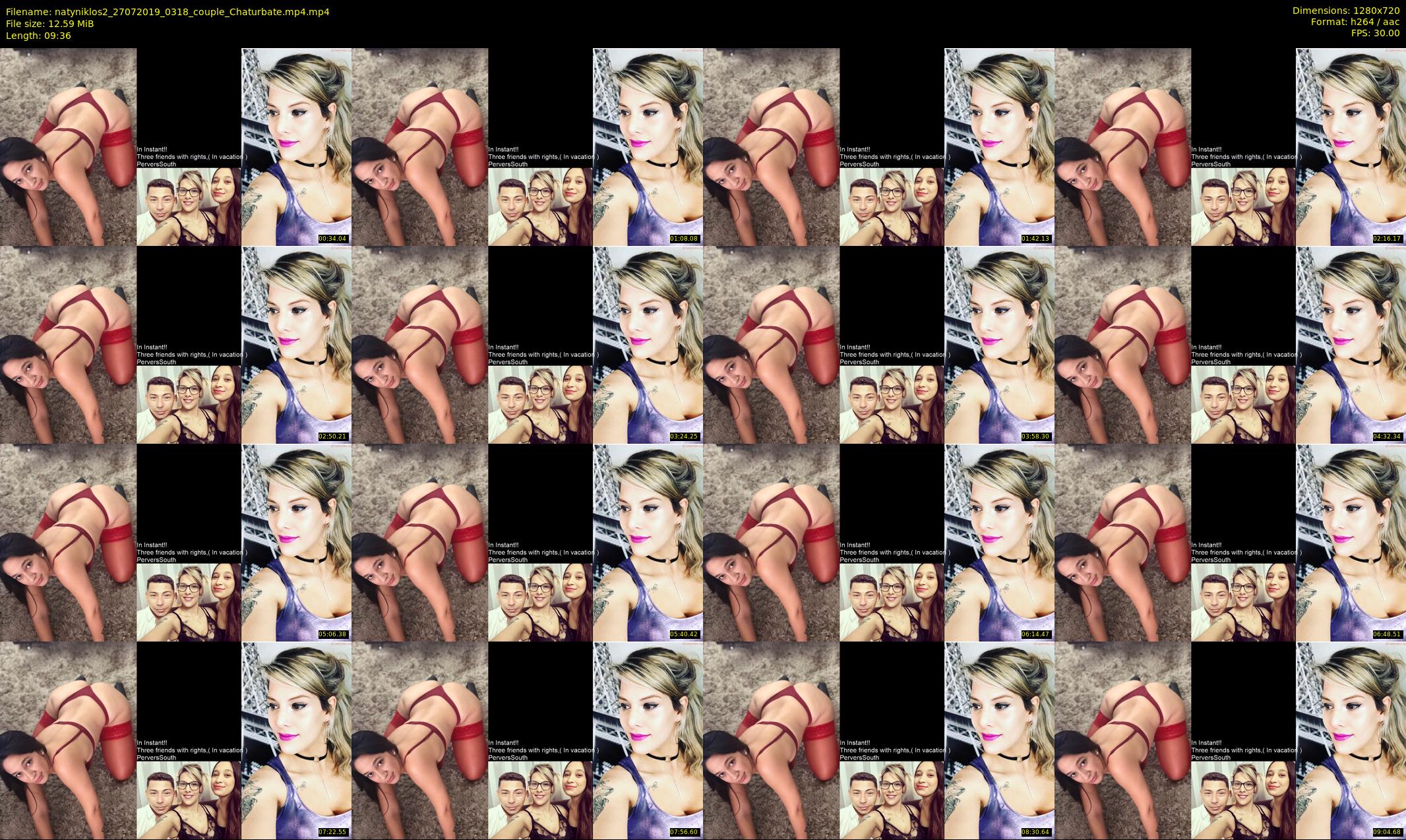 natyniklos2 — 10 minute Chaturbate couple cam show recording, 720p, Jul 27, 2019