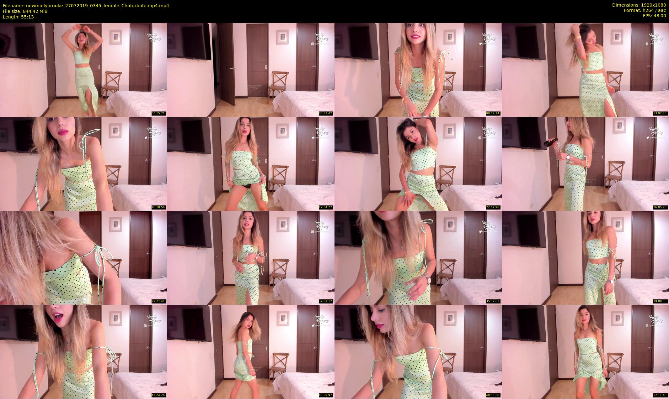 newmollybrooke — 56 minute Chaturbate female cam show recording, 1080p, Jul 27, 2019
