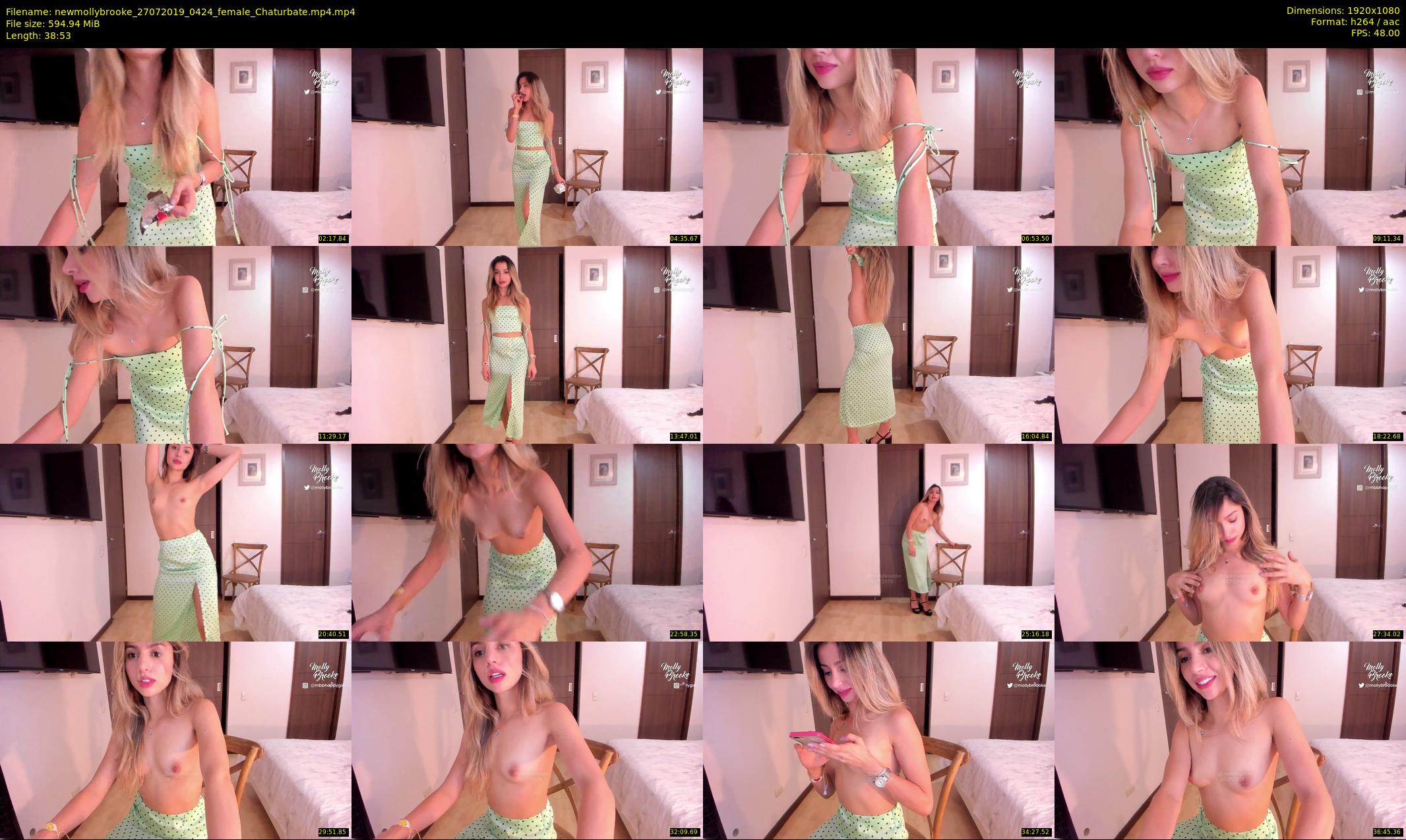 newmollybrooke — 39 minute Chaturbate female cam show recording, 1080p, Jul 27, 2019