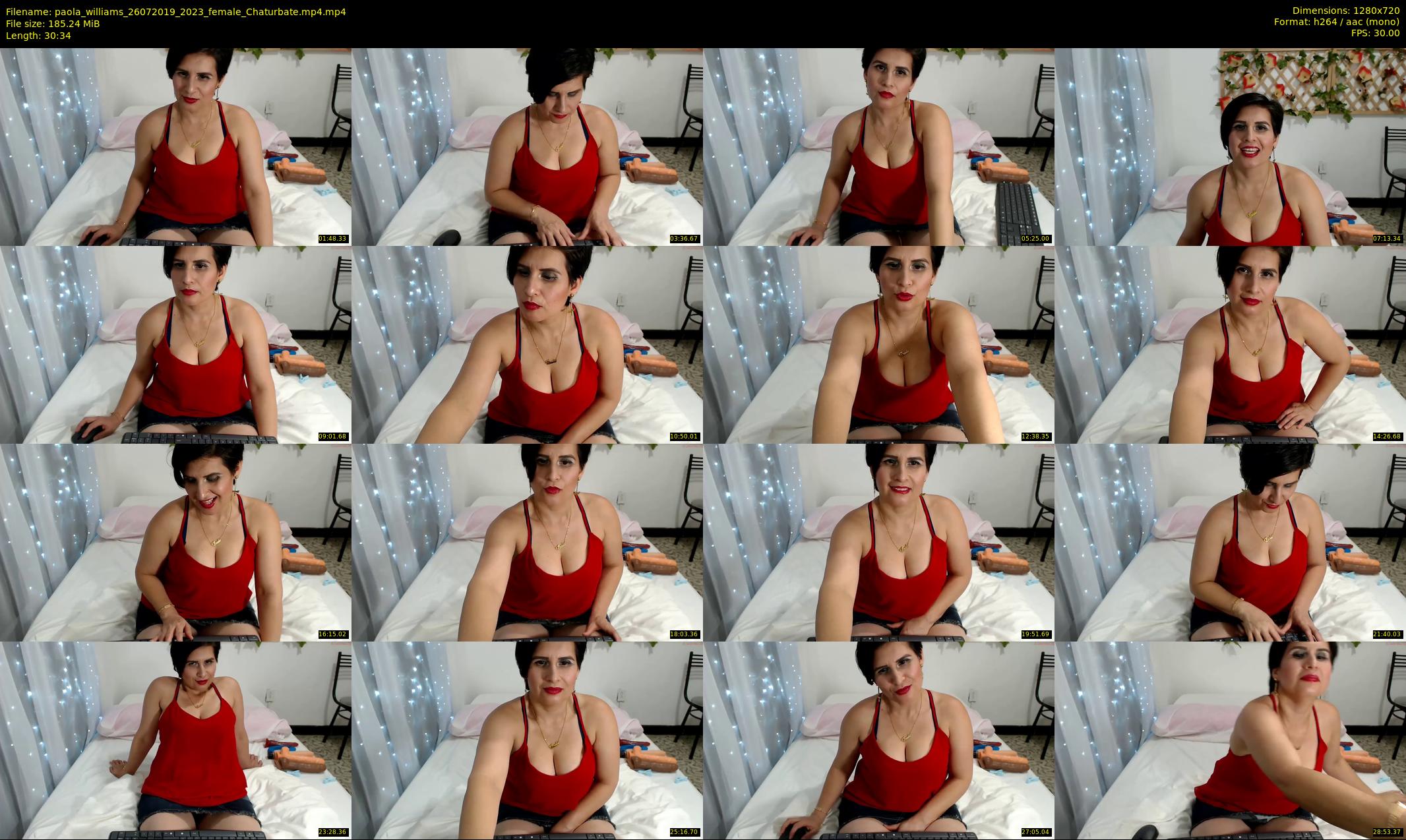 paola_williams — 31 minute Chaturbate female cam show recording, 720p, Jul 26, 2019