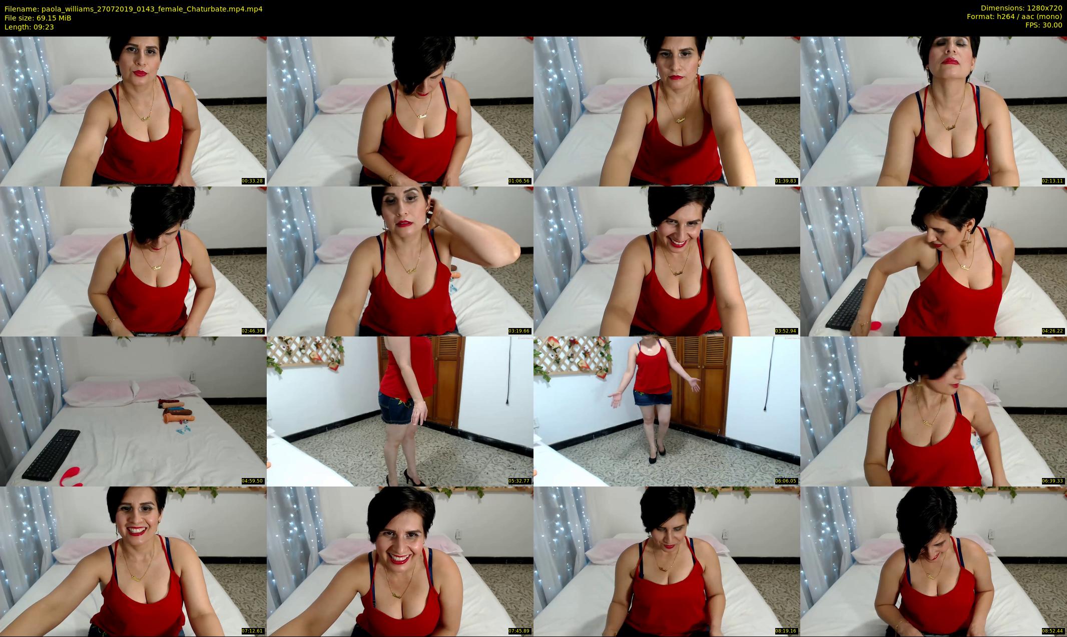paola_williams — 10 minute Chaturbate female cam show recording, 720p, Jul 27, 2019
