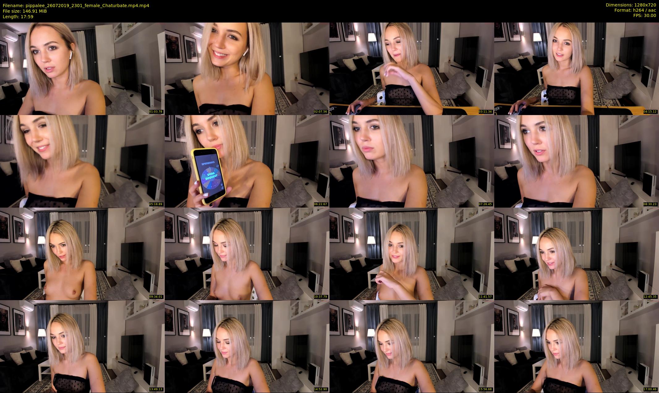 pippalee — 18 minute Chaturbate female cam show recording, 720p, Jul 26, 2019