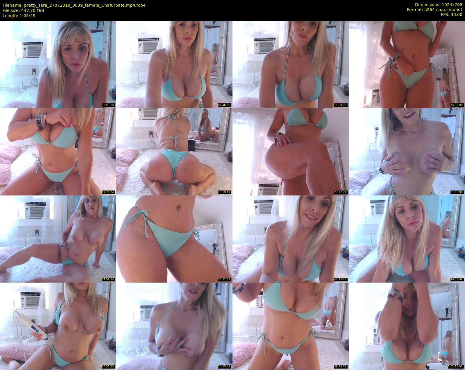 pretty_sara — 66 minute Chaturbate female cam show recording, 720p, Jul 27, 2019
