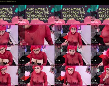 pyrowayne — 58 minute Chaturbate female cam show recording, 720p, Jul 27, 2019