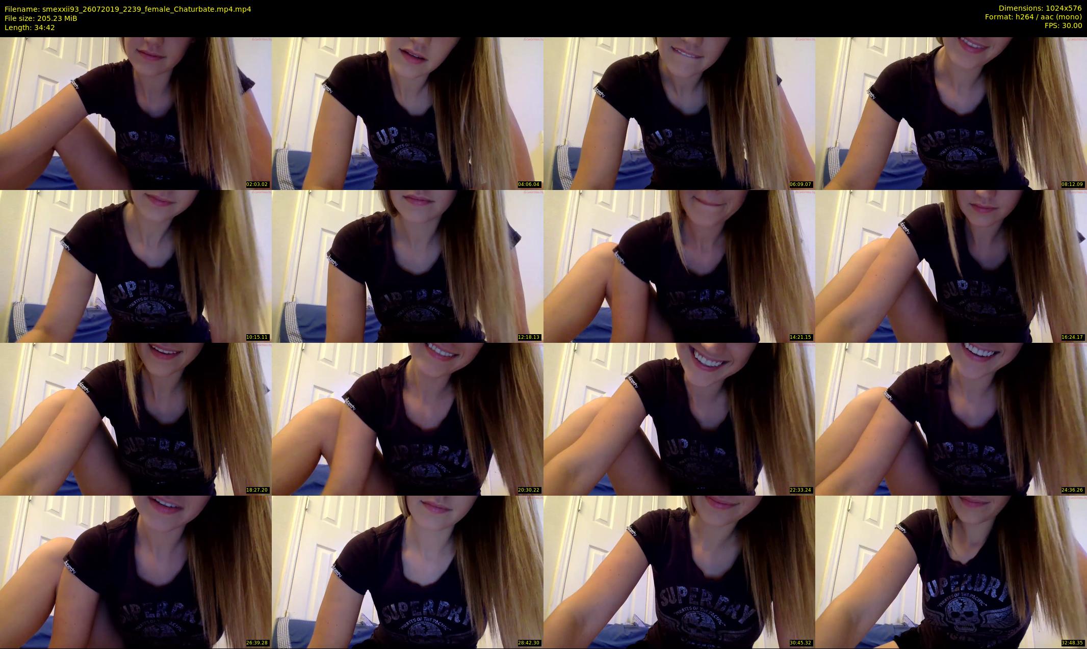 smexxii93 — 35 minute Chaturbate female cam show recording, 480p, Jul 26, 2019