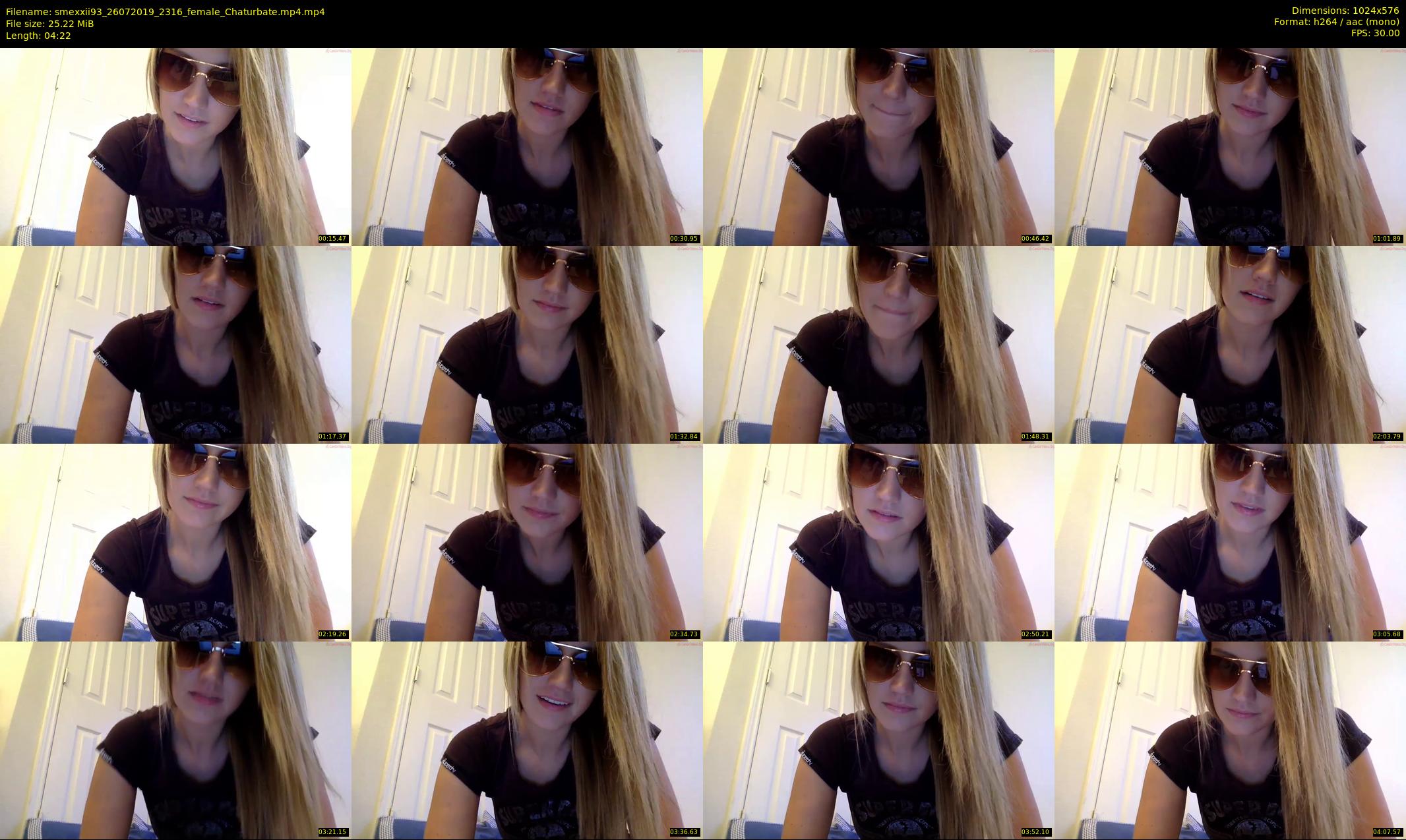smexxii93 — 5 minute Chaturbate female cam show recording, 480p, Jul 26, 2019