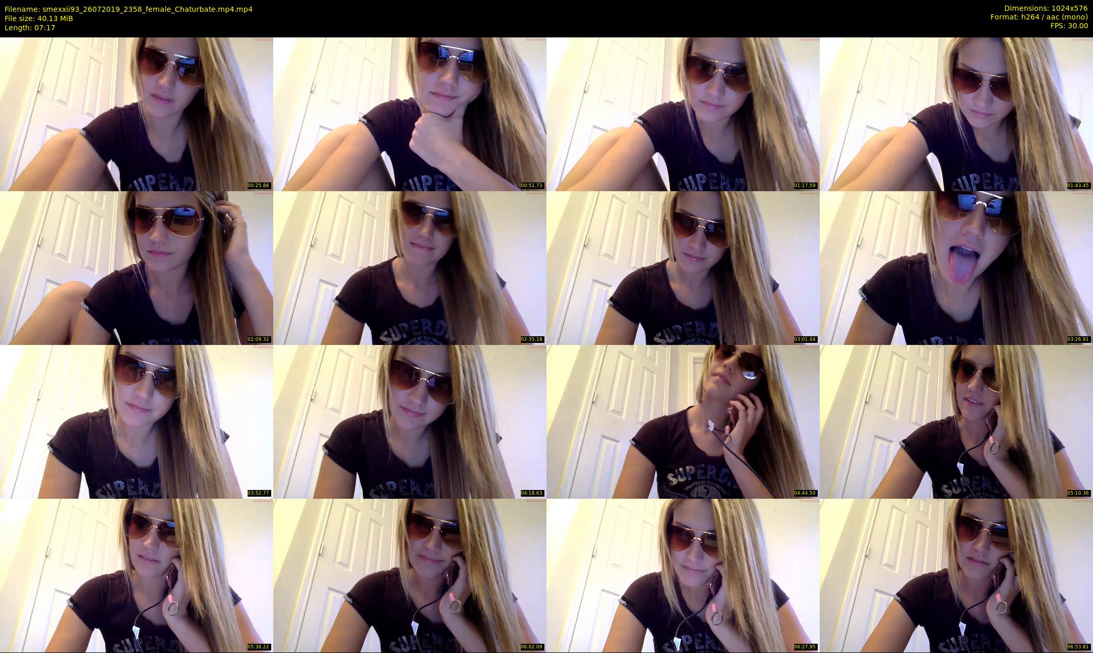 smexxii93 — 8 minute Chaturbate female cam show recording, 480p, Jul 26, 2019