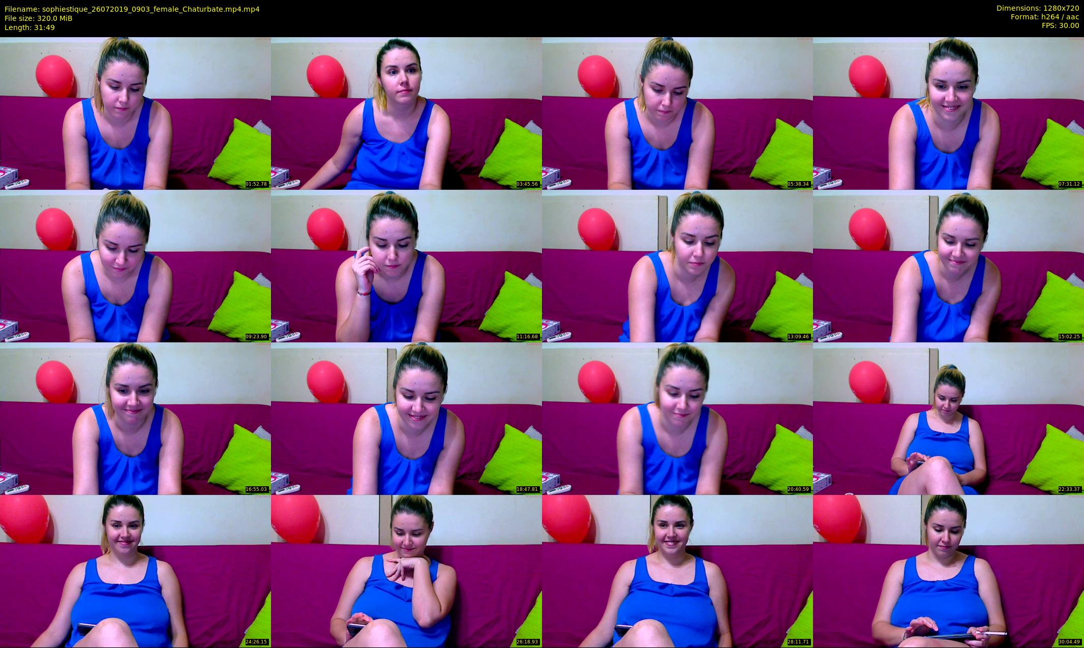 sophiestique — 32 minute Chaturbate female cam show recording, 720p, Jul 26, 2019