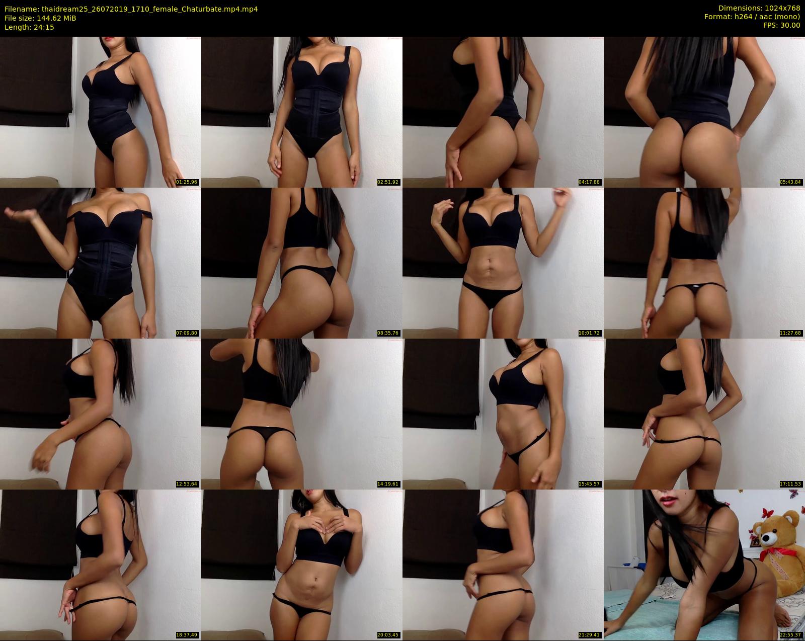 thaidream25 — 25 minute Chaturbate female cam show recording, 720p, Jul 26, 2019