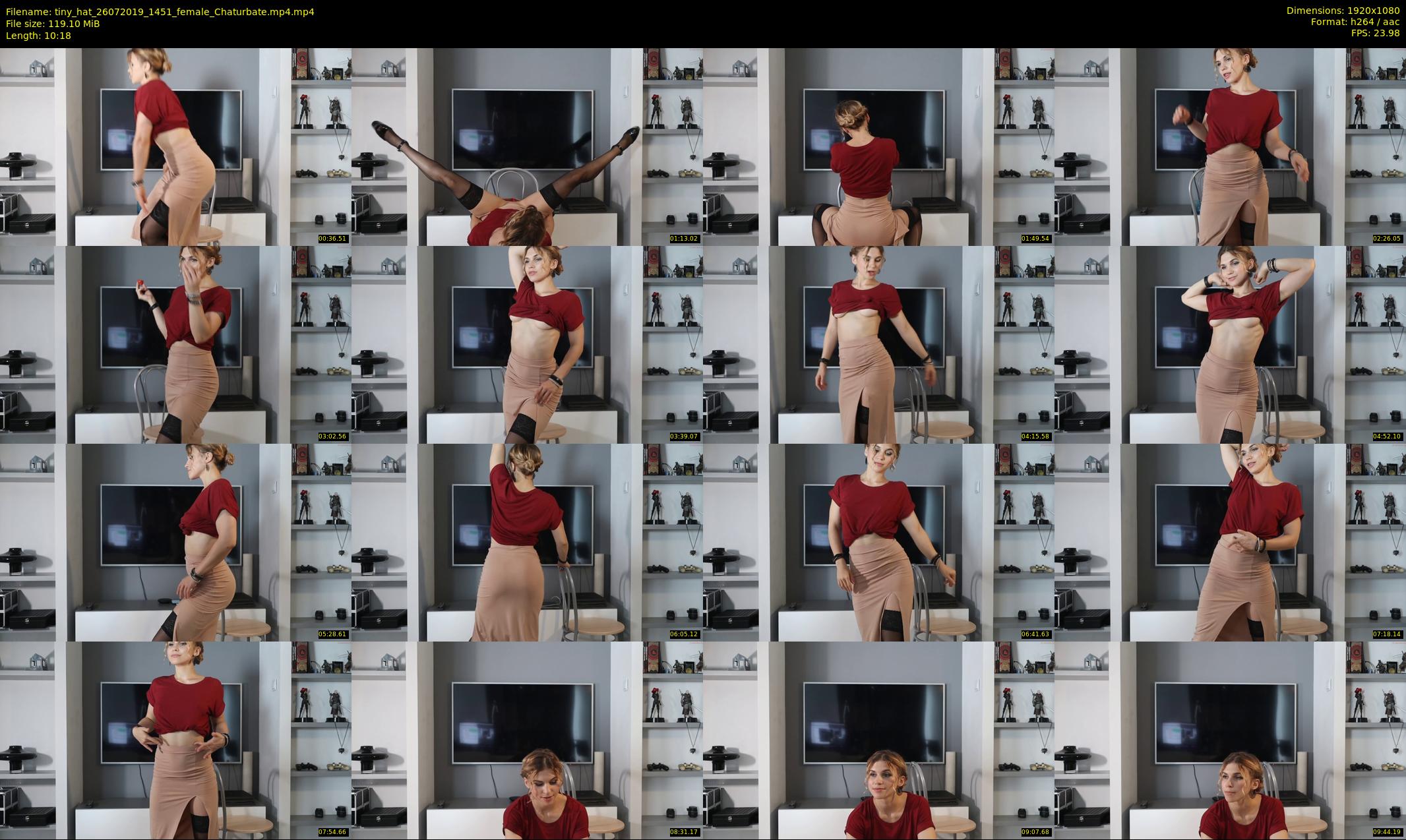 tiny_hat — 11 minute Chaturbate female cam show recording, 1080p, Jul 26, 2019