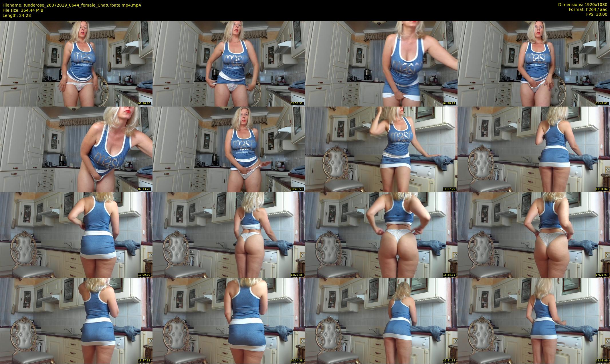 tunderose — 25 minute Chaturbate female cam show recording, 1080p, Jul 26, 2019