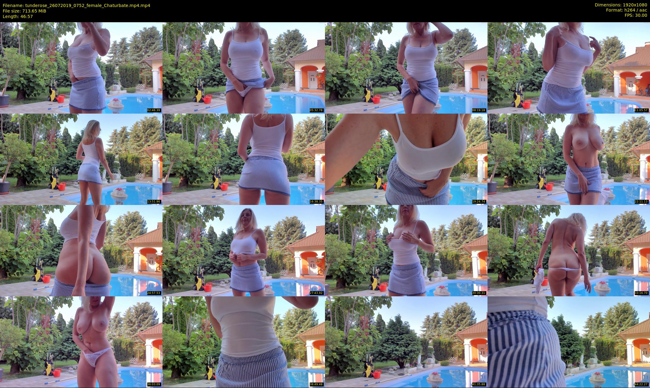 tunderose — 47 minute Chaturbate female cam show recording, 1080p, Jul 26, 2019