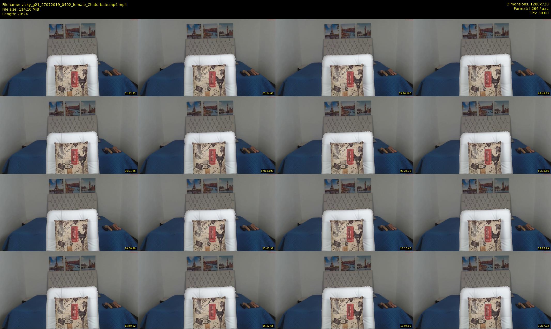 vicky_g21 — 21 minute Chaturbate female cam show recording, 720p, Jul 27, 2019