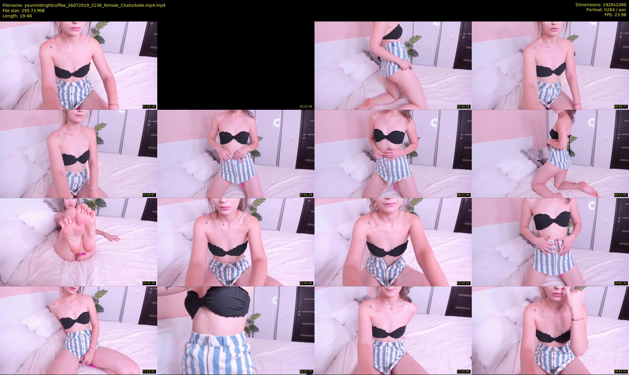 yourmidnightcoffee — 20 minute Chaturbate female cam show recording, 1080p, Jul 26, 2019