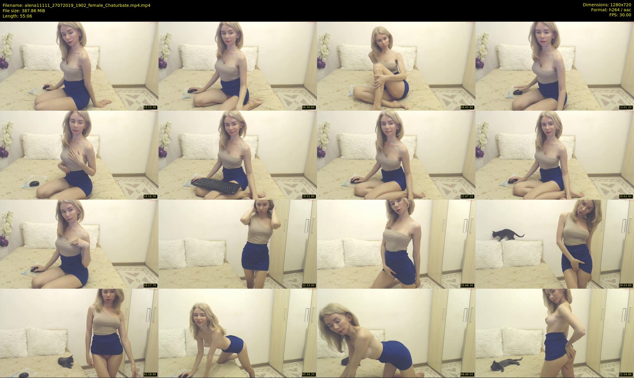 alena11111 — 56 minute Chaturbate female cam show recording, 720p, Jul 27, 2019