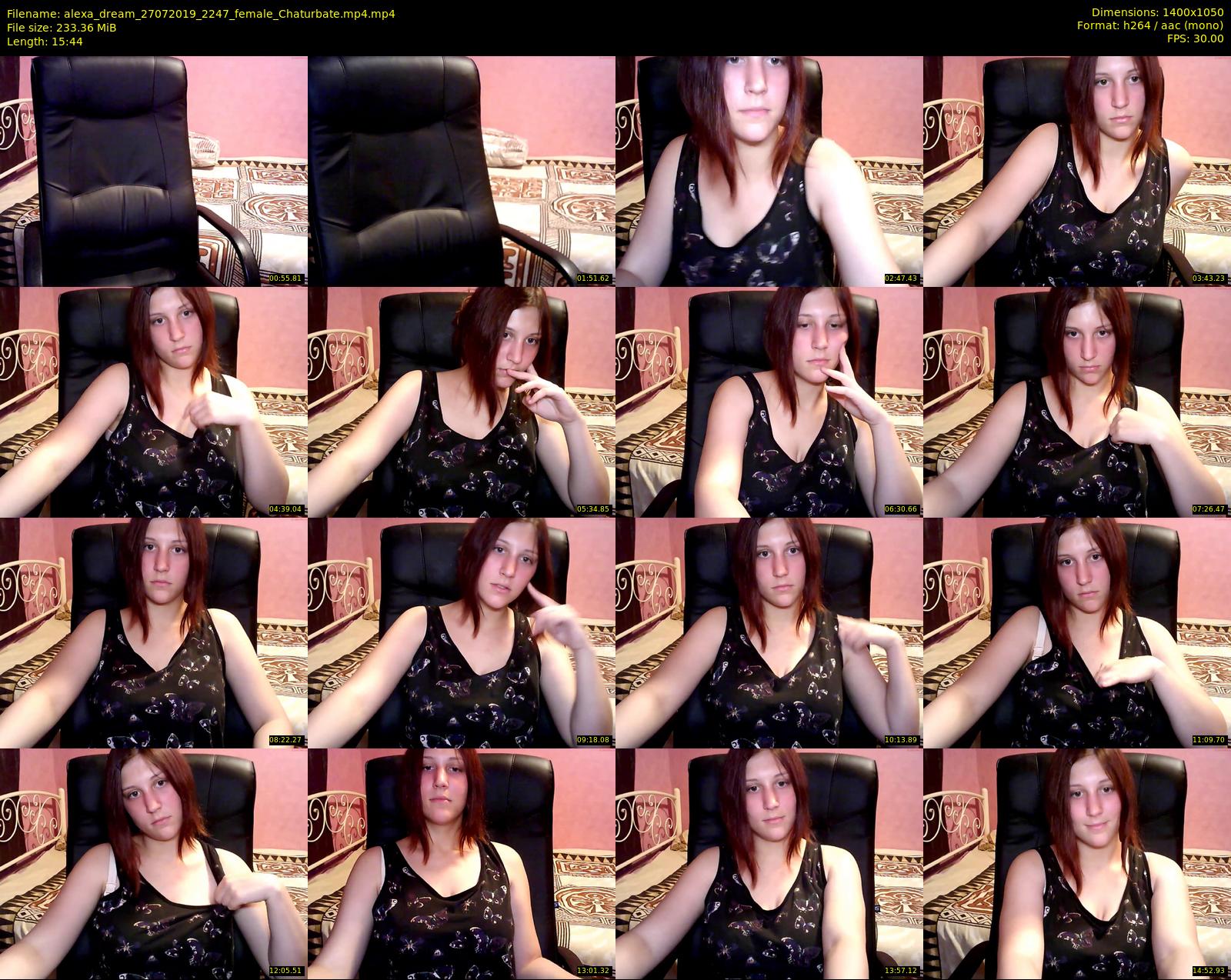 alexa_dream — 16 minute Chaturbate female cam show recording, 720p, Jul 27, 2019