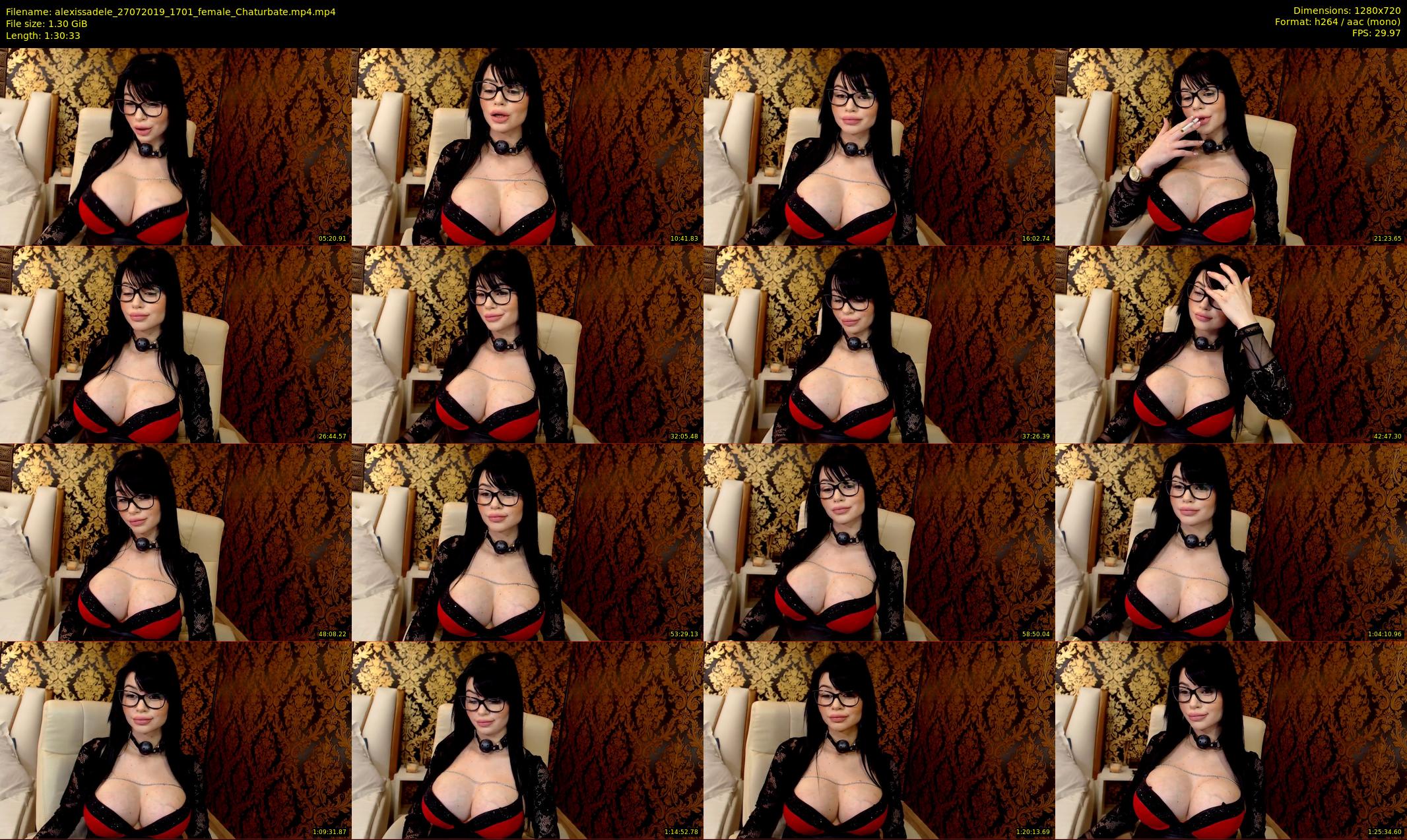 alexissadele — 91 minute Chaturbate female cam show recording, 720p, Jul 27, 2019