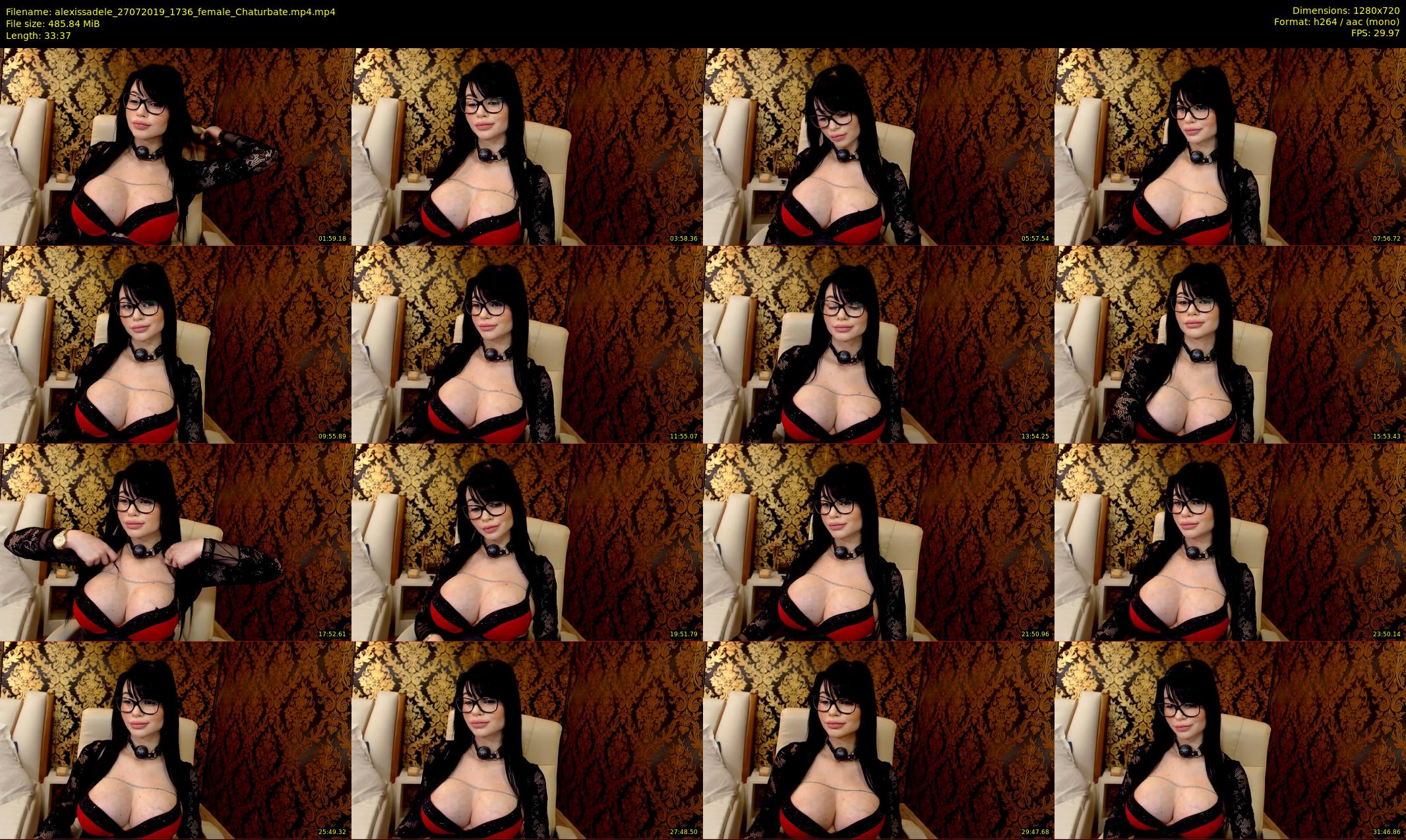 alexissadele — 34 minute Chaturbate female cam show recording, 720p, Jul 27, 2019